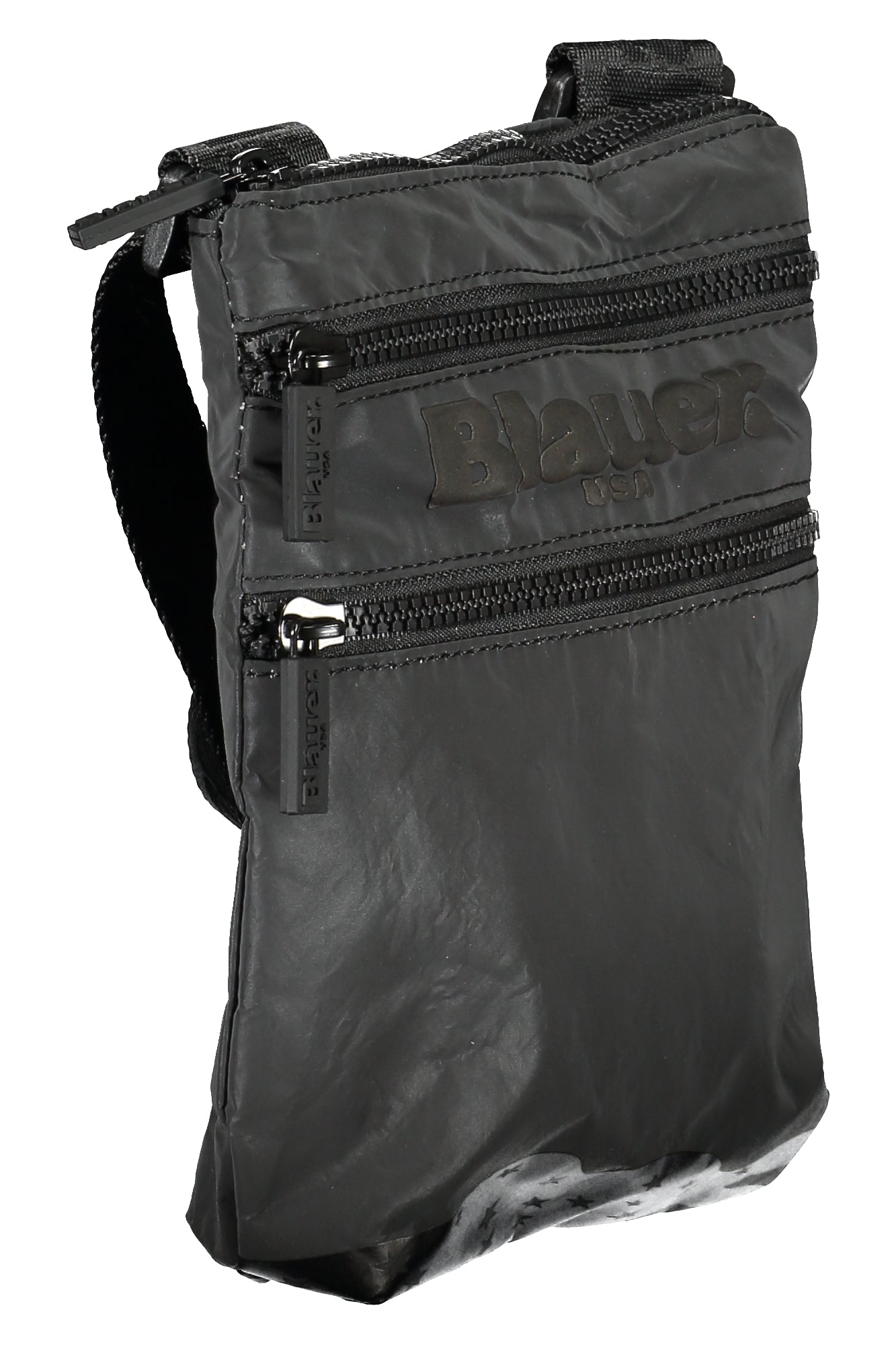 Men's black shoulder bag