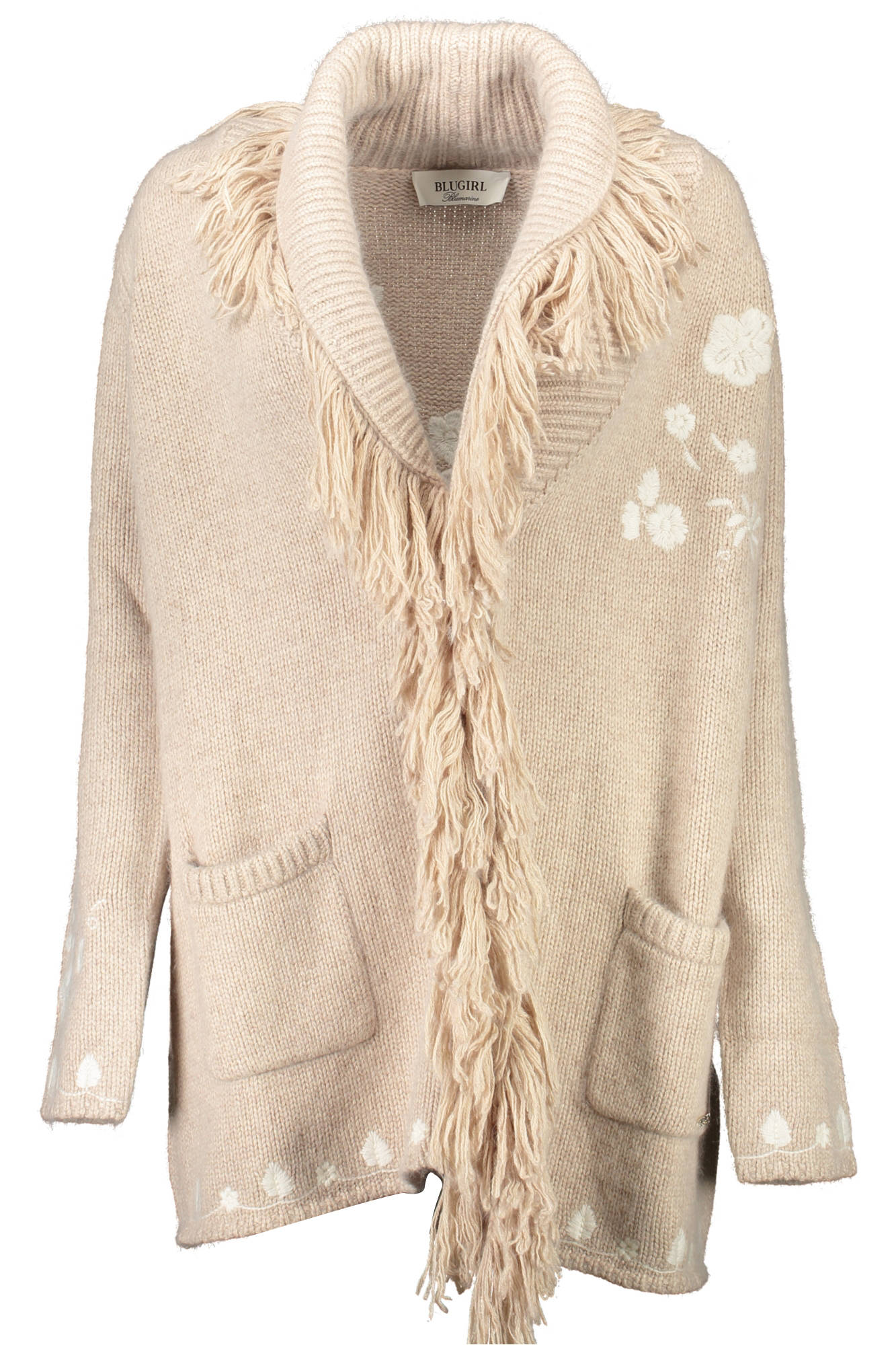 Beige woman cardigan