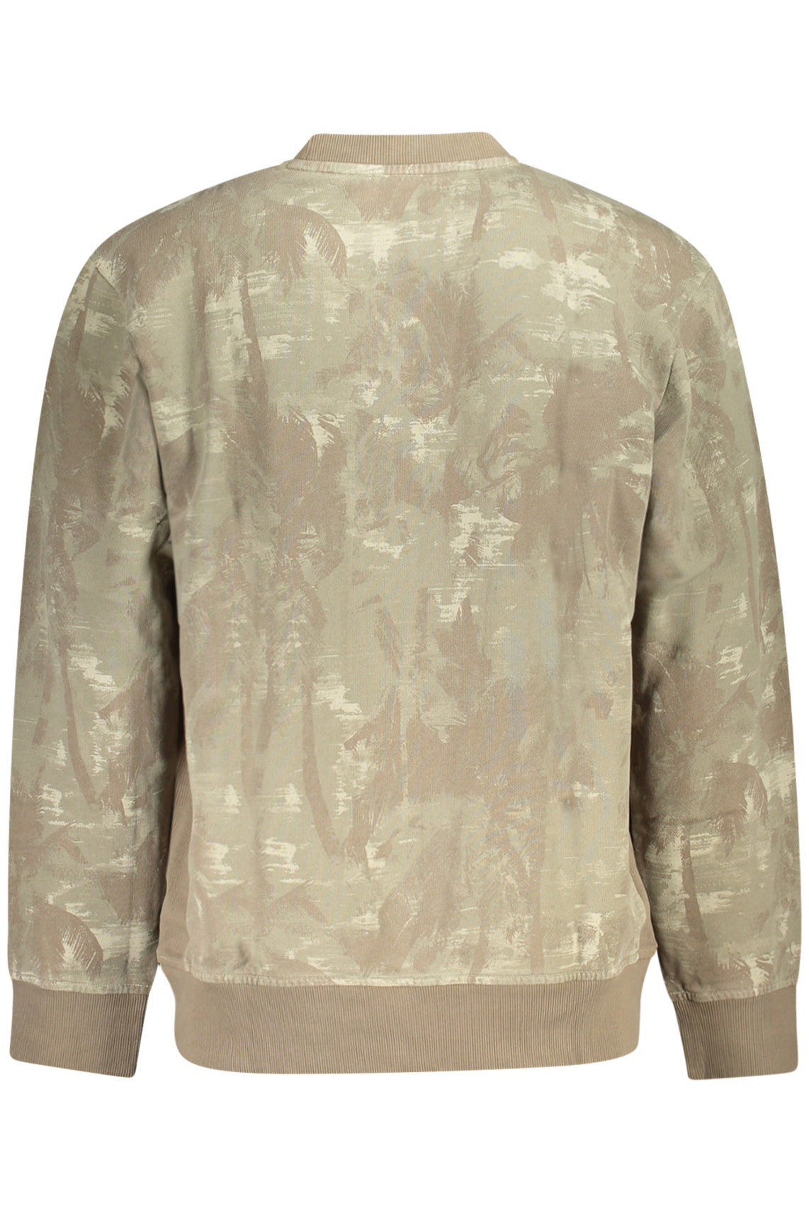 Men's zip-free sweatshirt brown