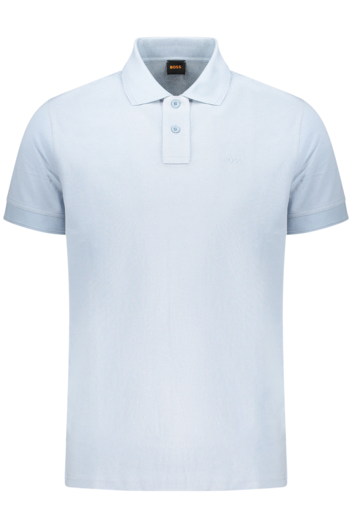 BOSS HUGO BOSS POLO SHORT SLEEVE MEN BLACK - Azzurro