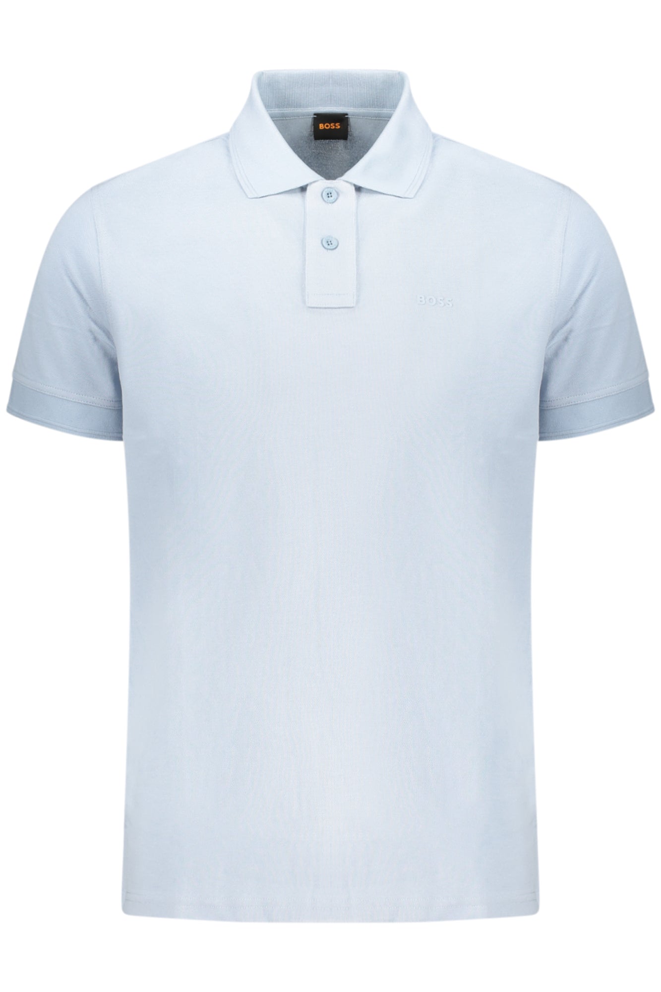 BOSS HUGO BOSS POLO SHORT SLEEVE MEN BLACK - Azzurro
