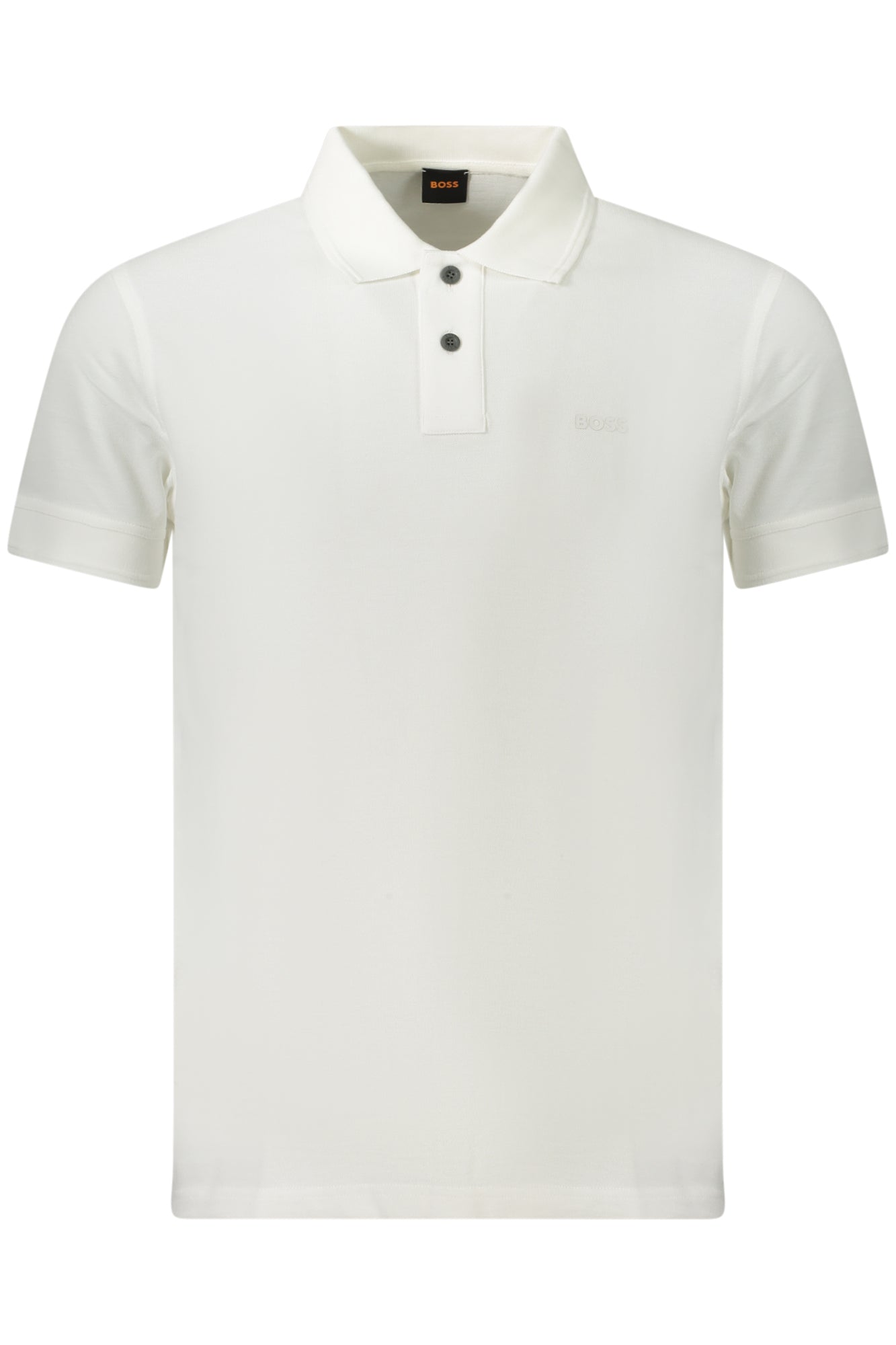 BOSS HUGO BOSS POLO SHORT SLEEVE MEN BLACK - Bianco