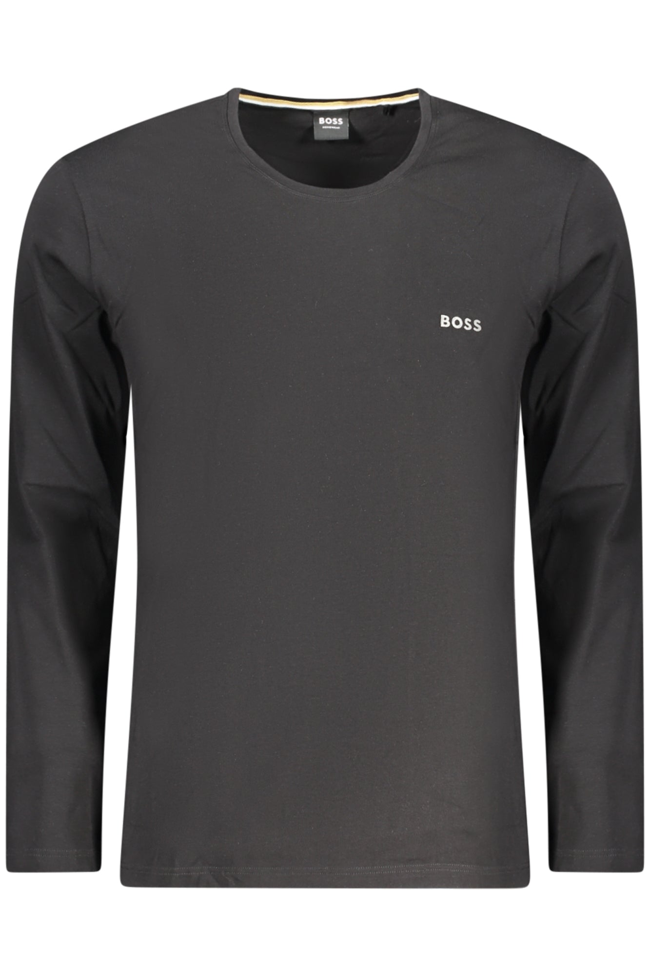 BOSS BOSS MEN'S LONG-SLEEVED T-SHIRT BLACK - Nero