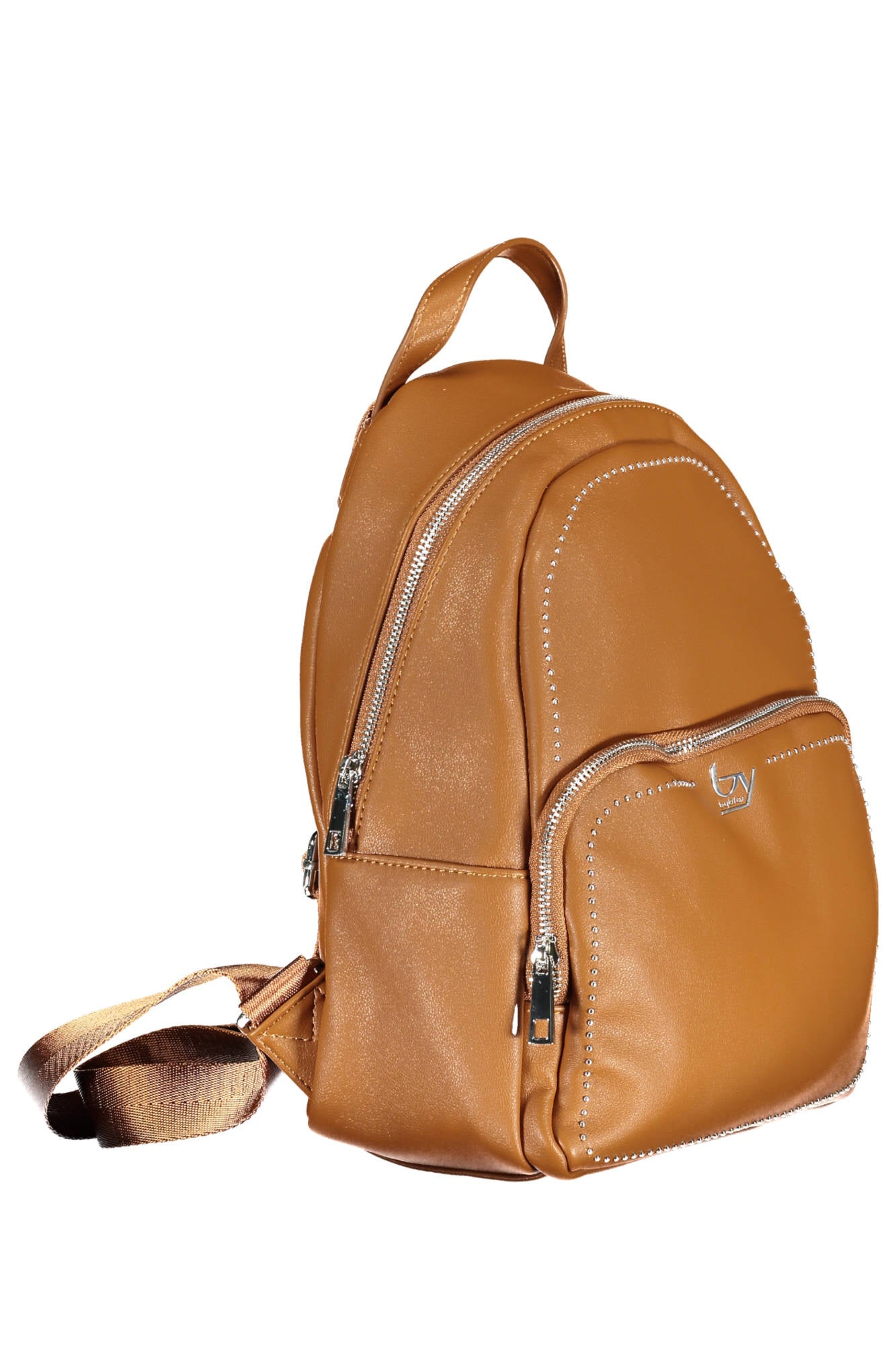 Woman brown backpack