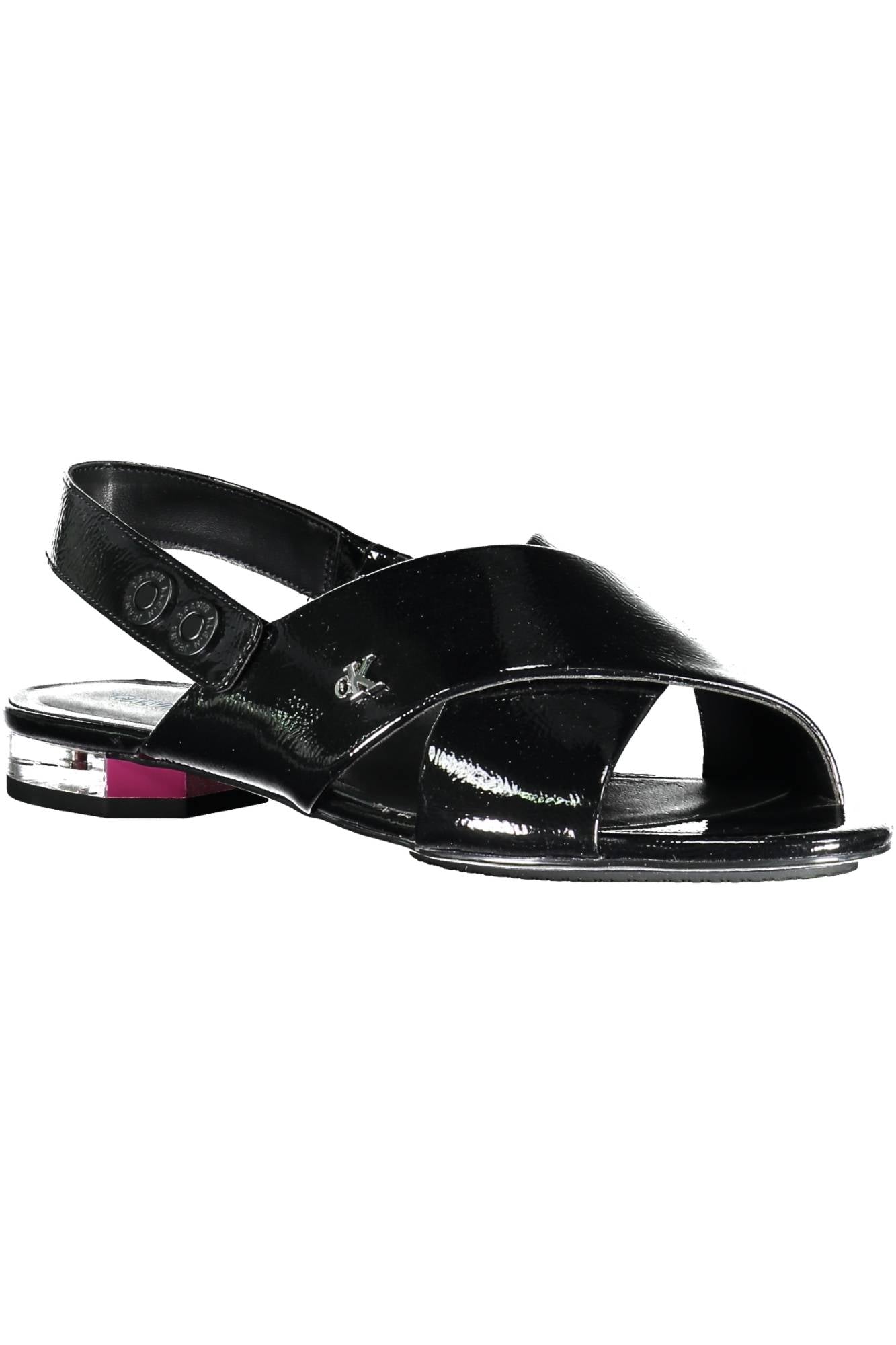 Women's black sandal shoes