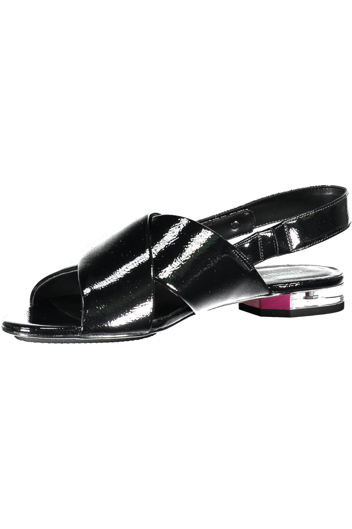 Women's black sandal shoes