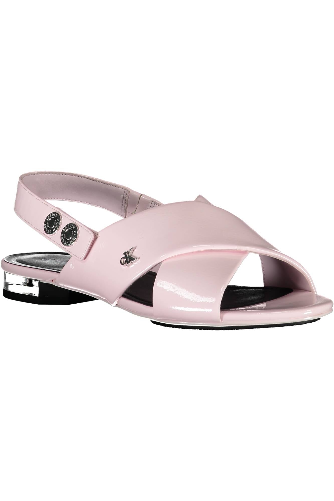 Pink woman sandal shoes