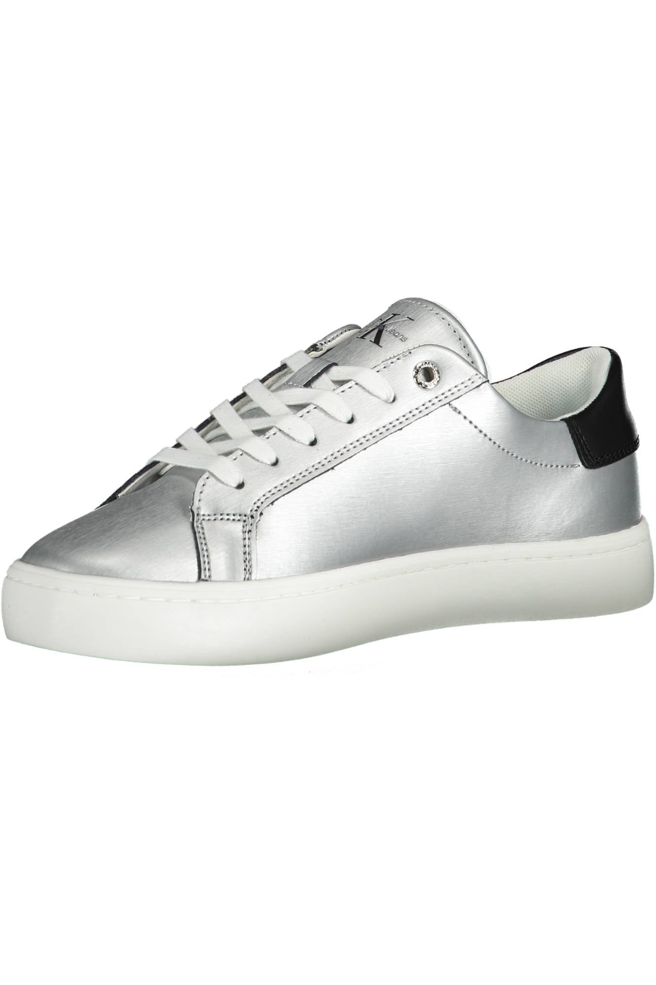 Women's silver sports shoes