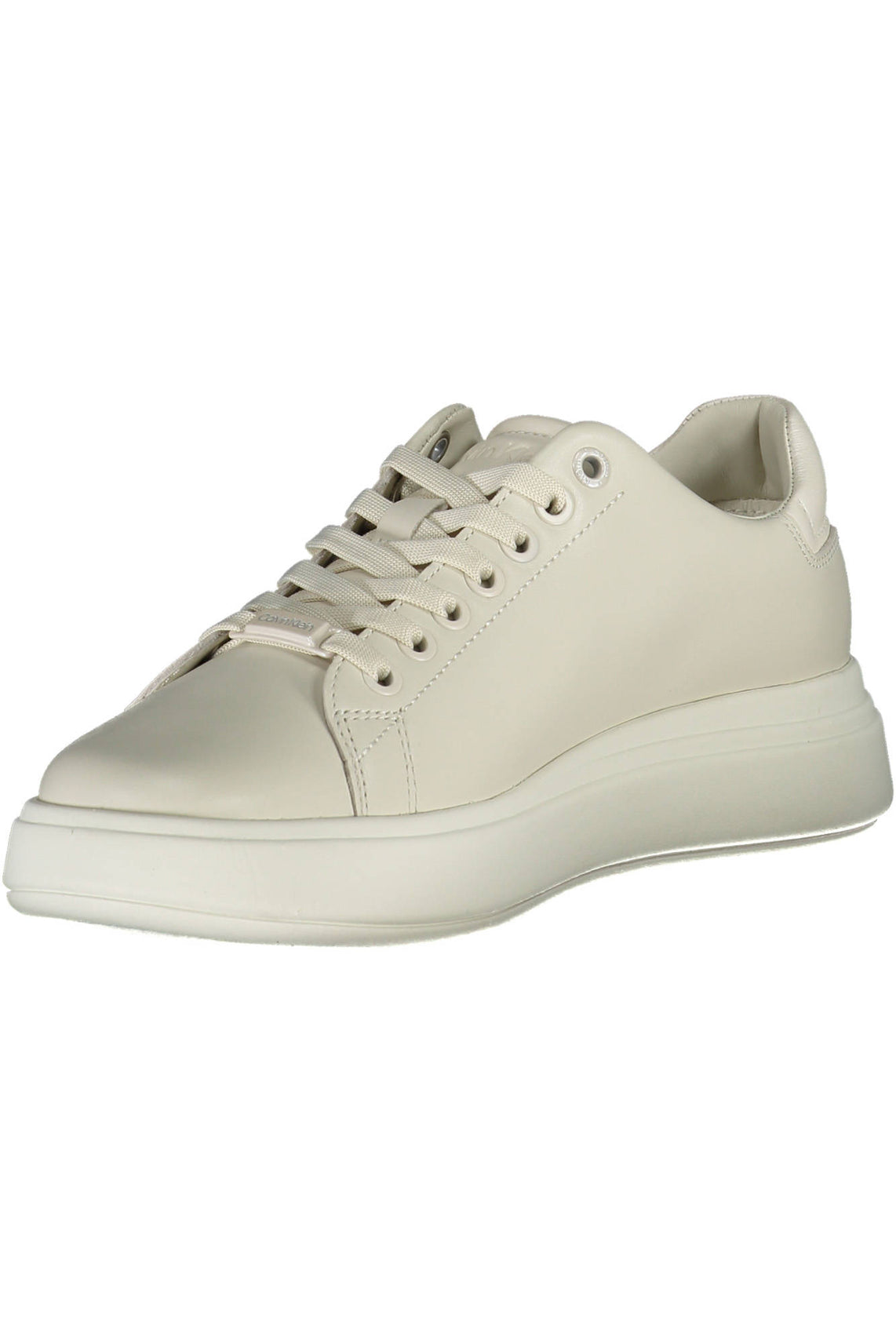 Beige women's sport shoes
