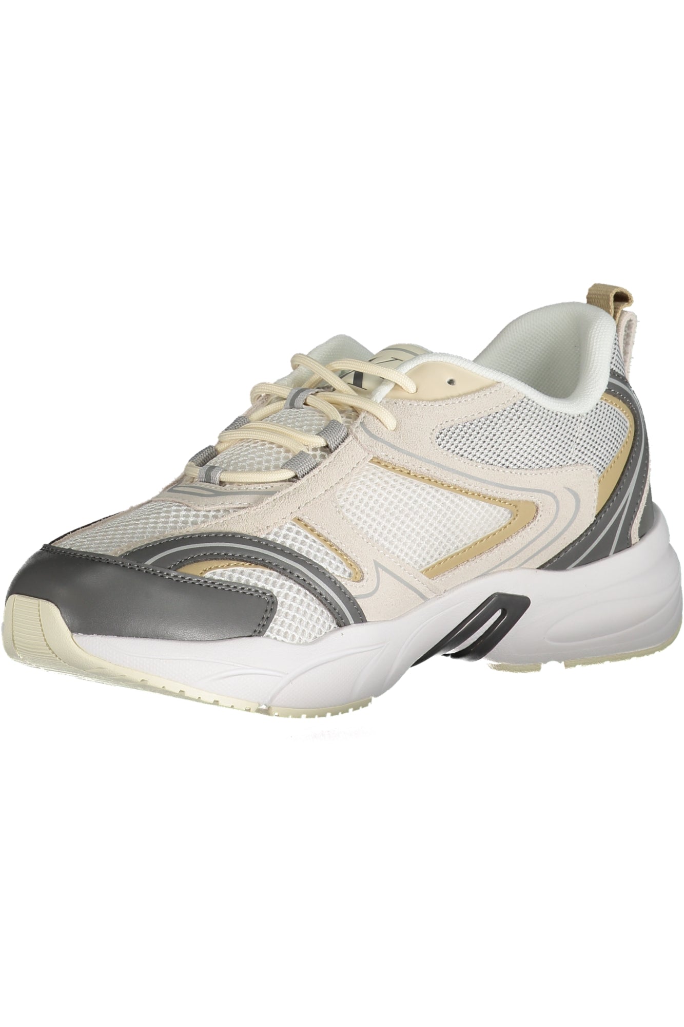 Beige men's sports shoes