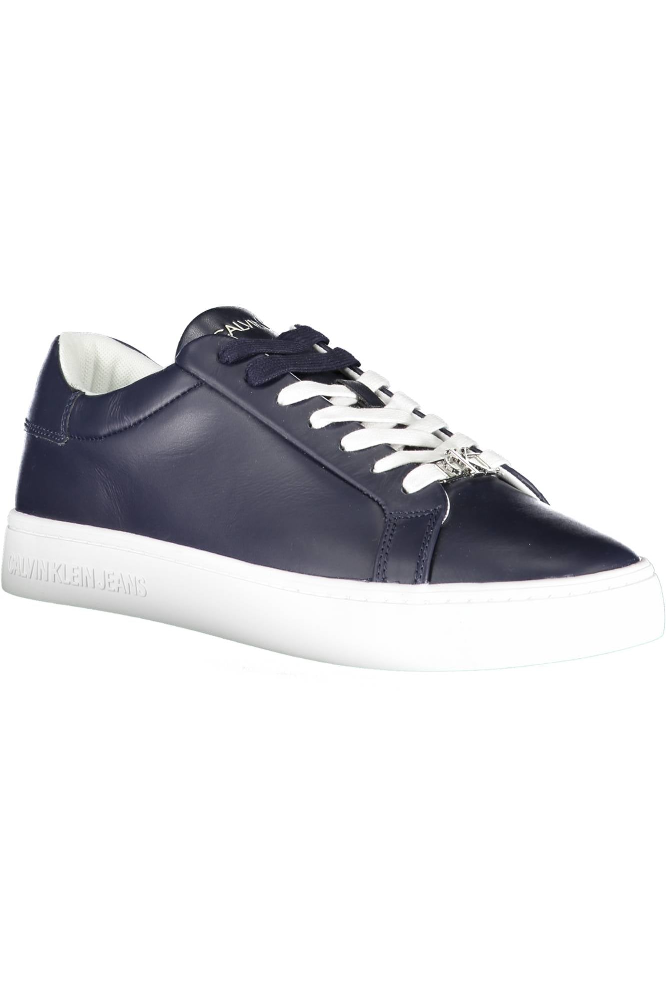 Blue men's sports shoes