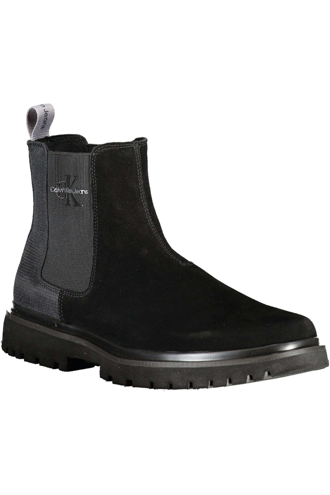 Black men's boot footwear