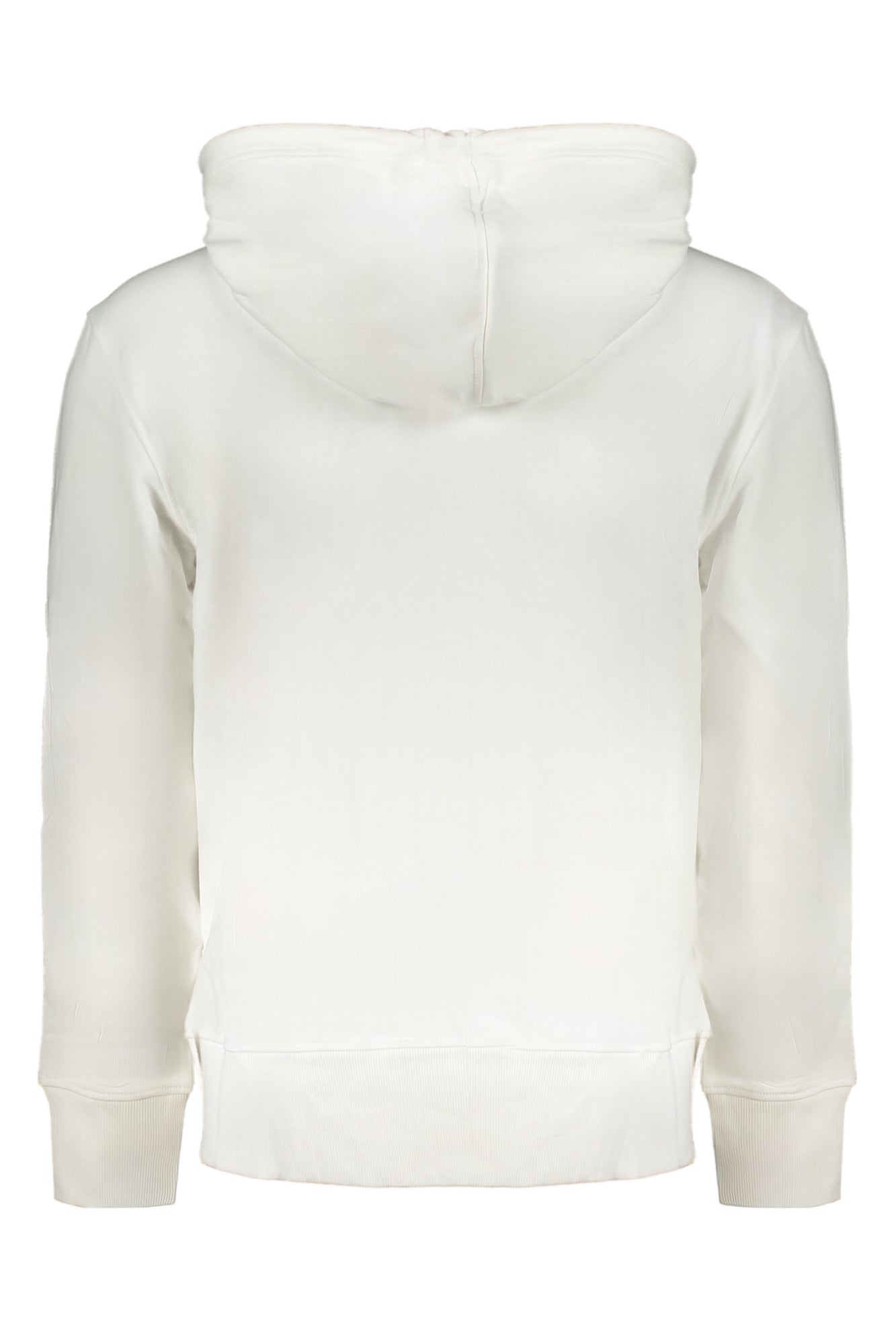 Men's white zip sweatshirt