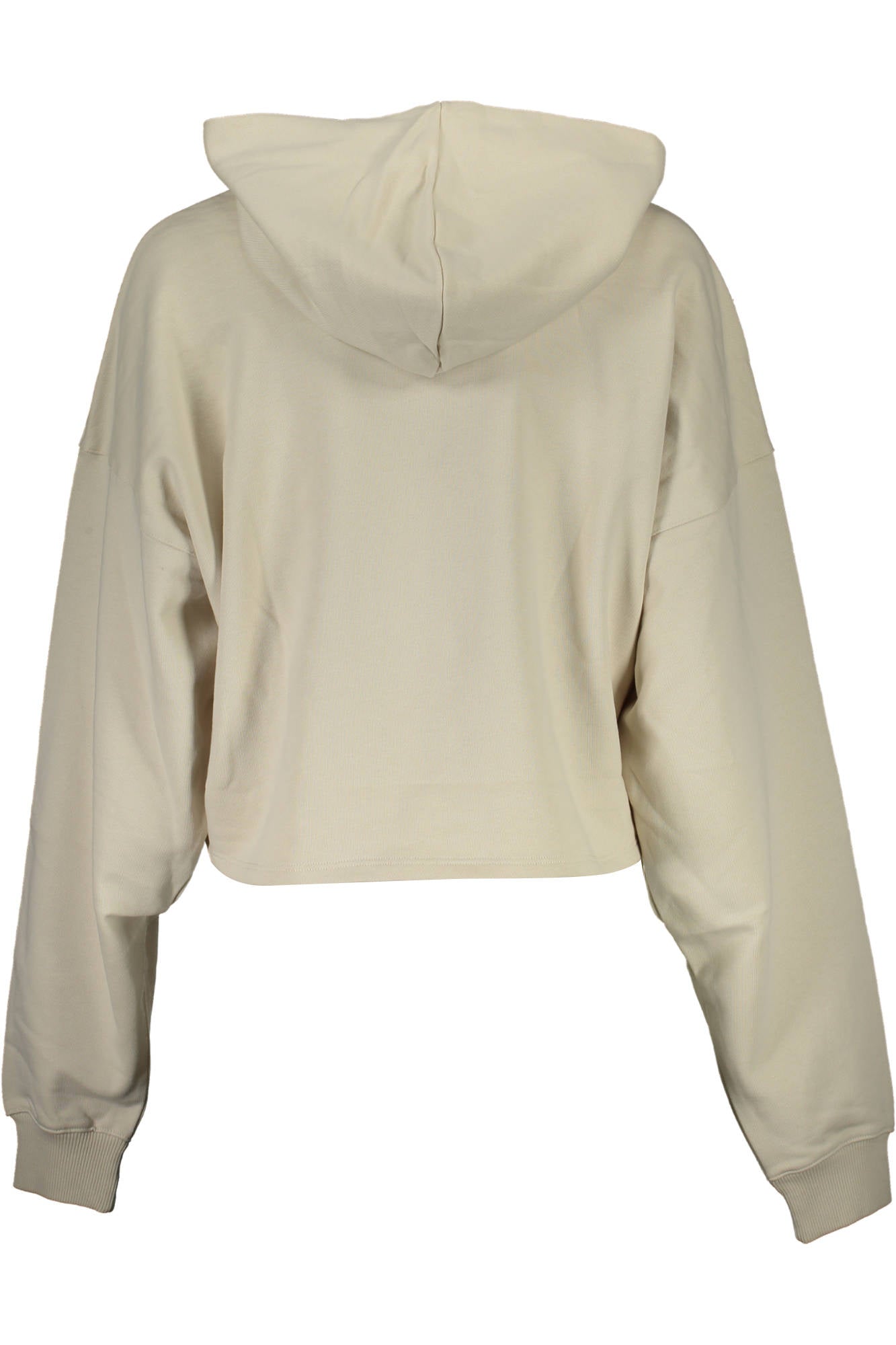 Sweatshirt without zip woman beige