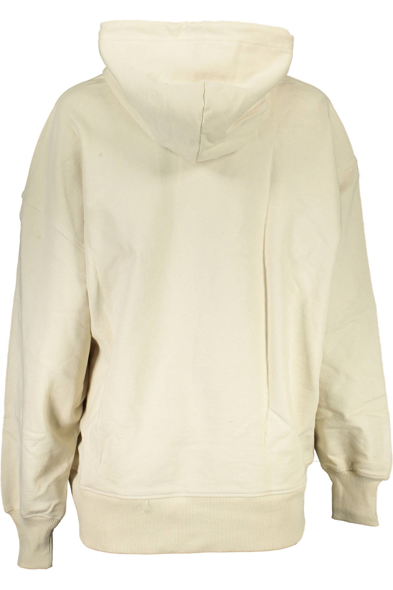 Sweatshirt without zip woman beige