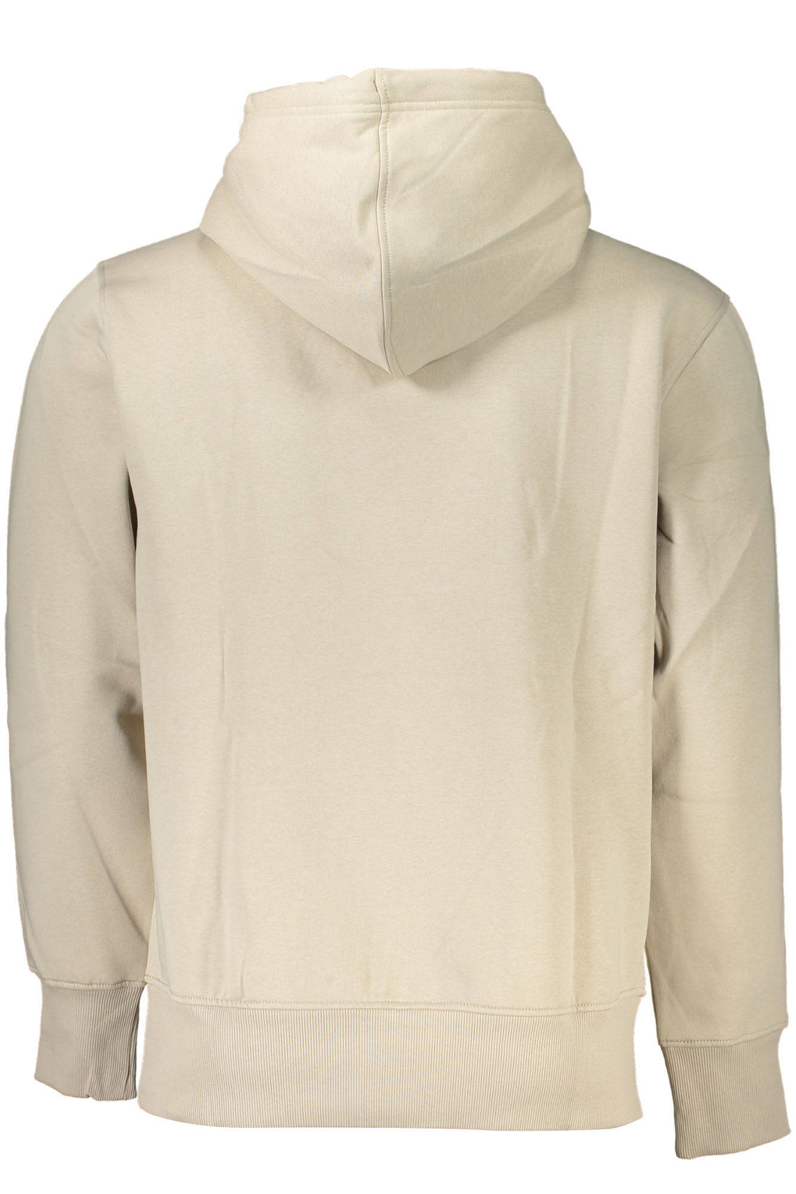 Men's beige zipless sweatshirt