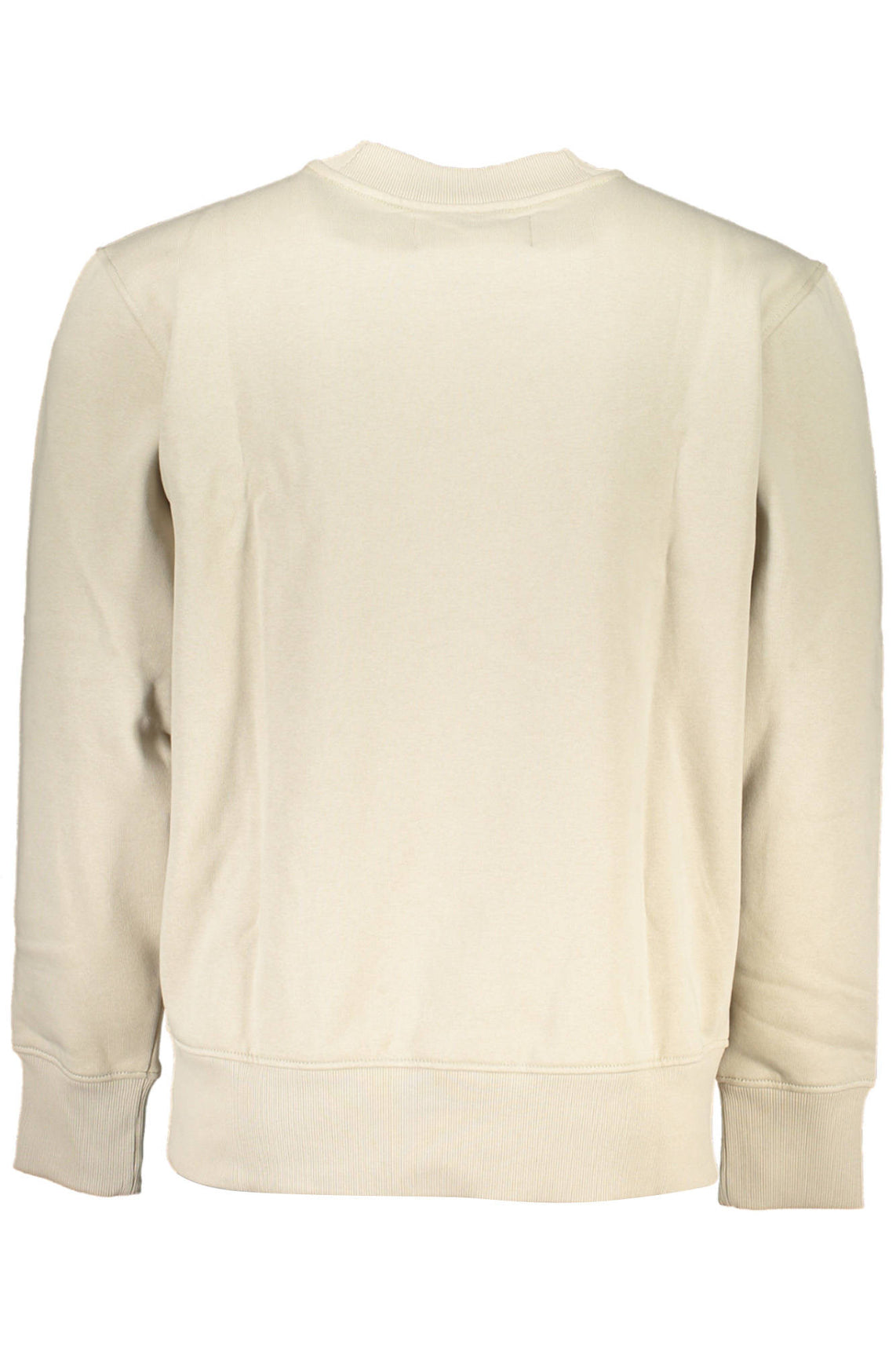 Men's beige zipless sweatshirt