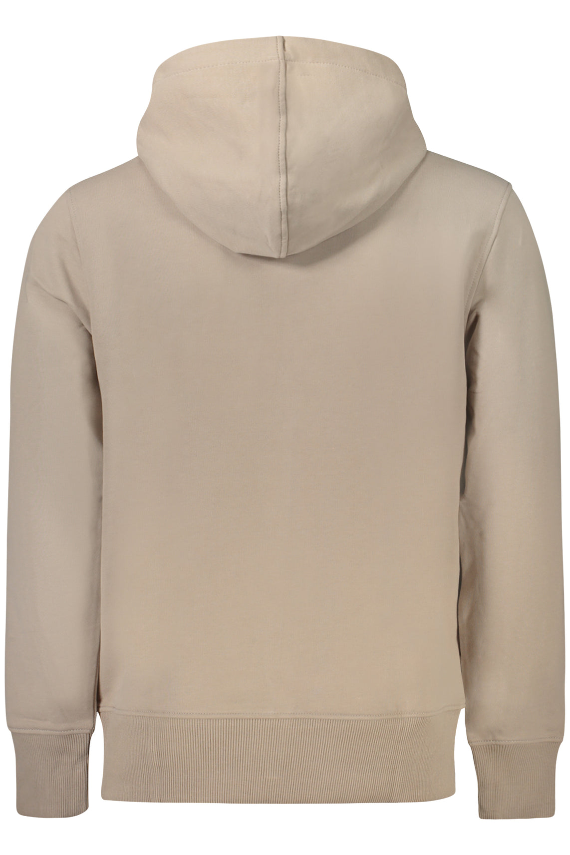 Felpa senza zip uomo beige