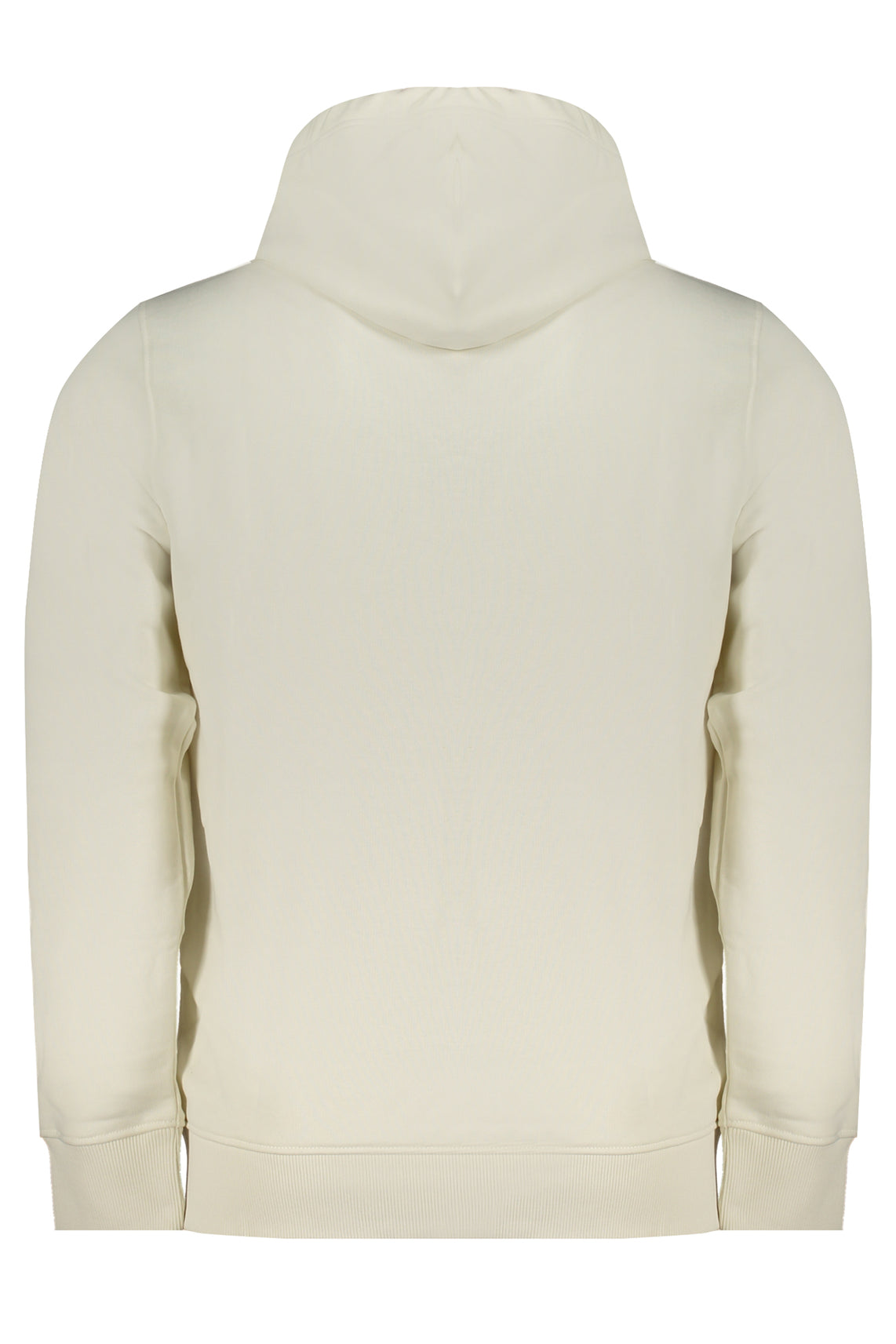 Men's white zipless sweatshirt
