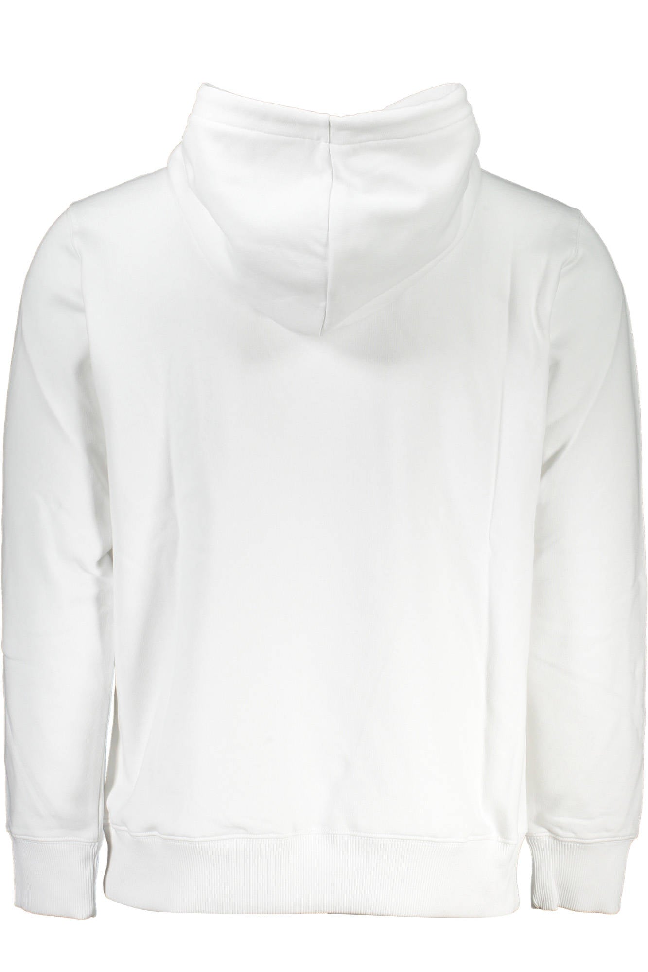 Men's white zipless sweatshirt