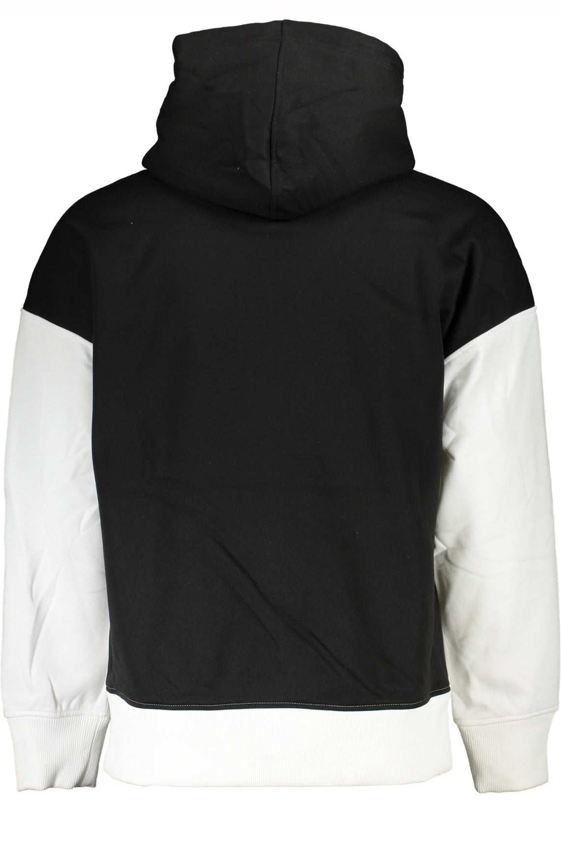 Men's white zipless sweatshirt