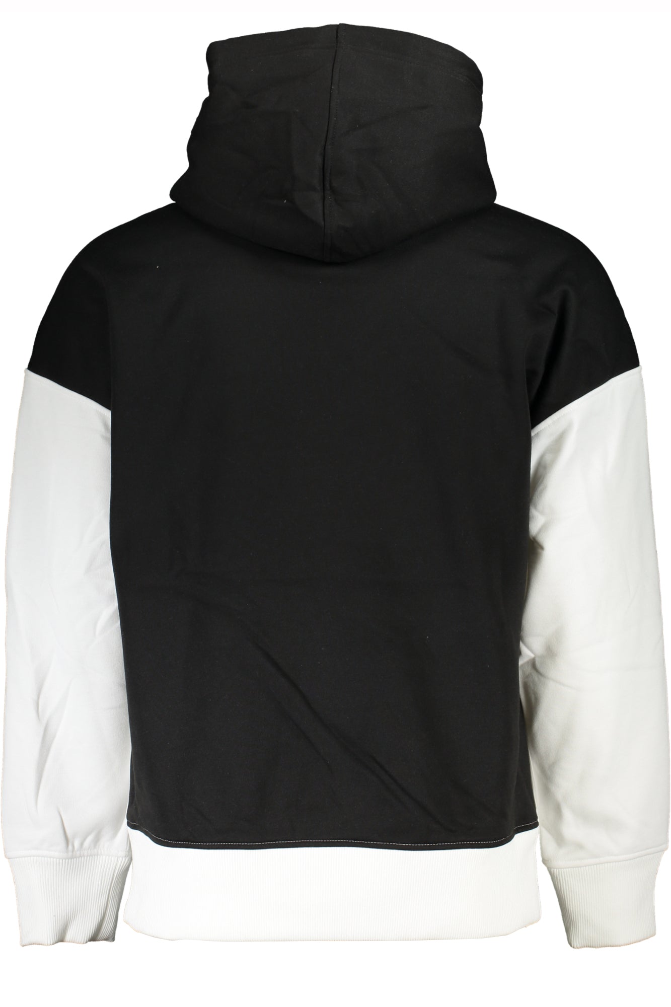 Men's white zipless sweatshirt
