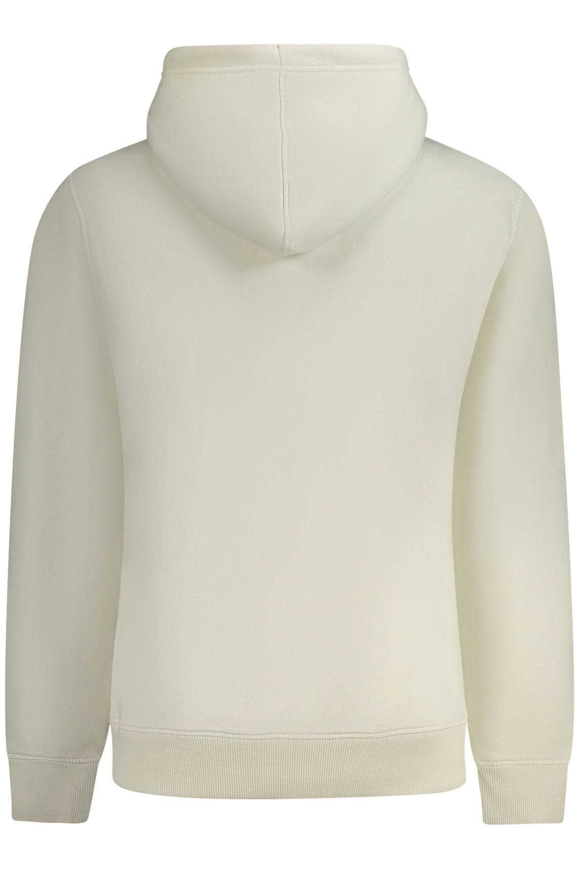 Men's zip-up sweatshirt white