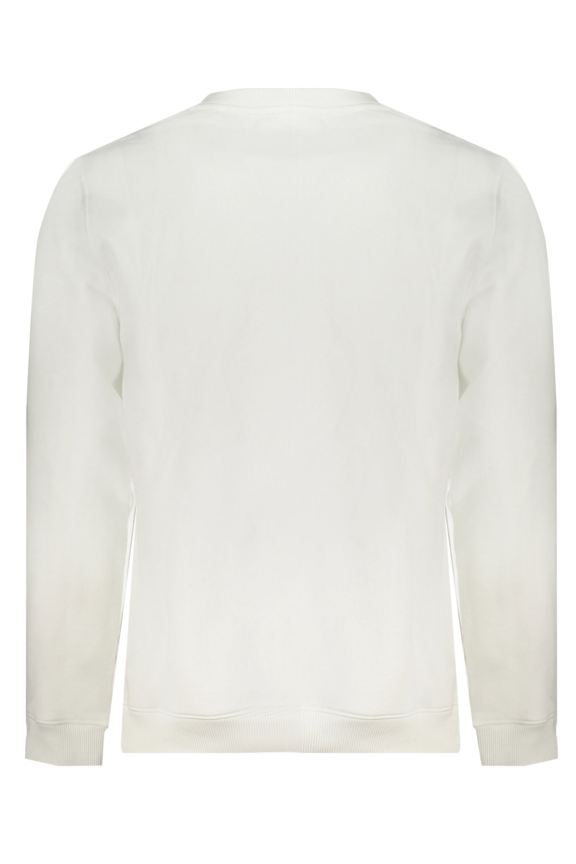 Men's white zipless sweatshirt