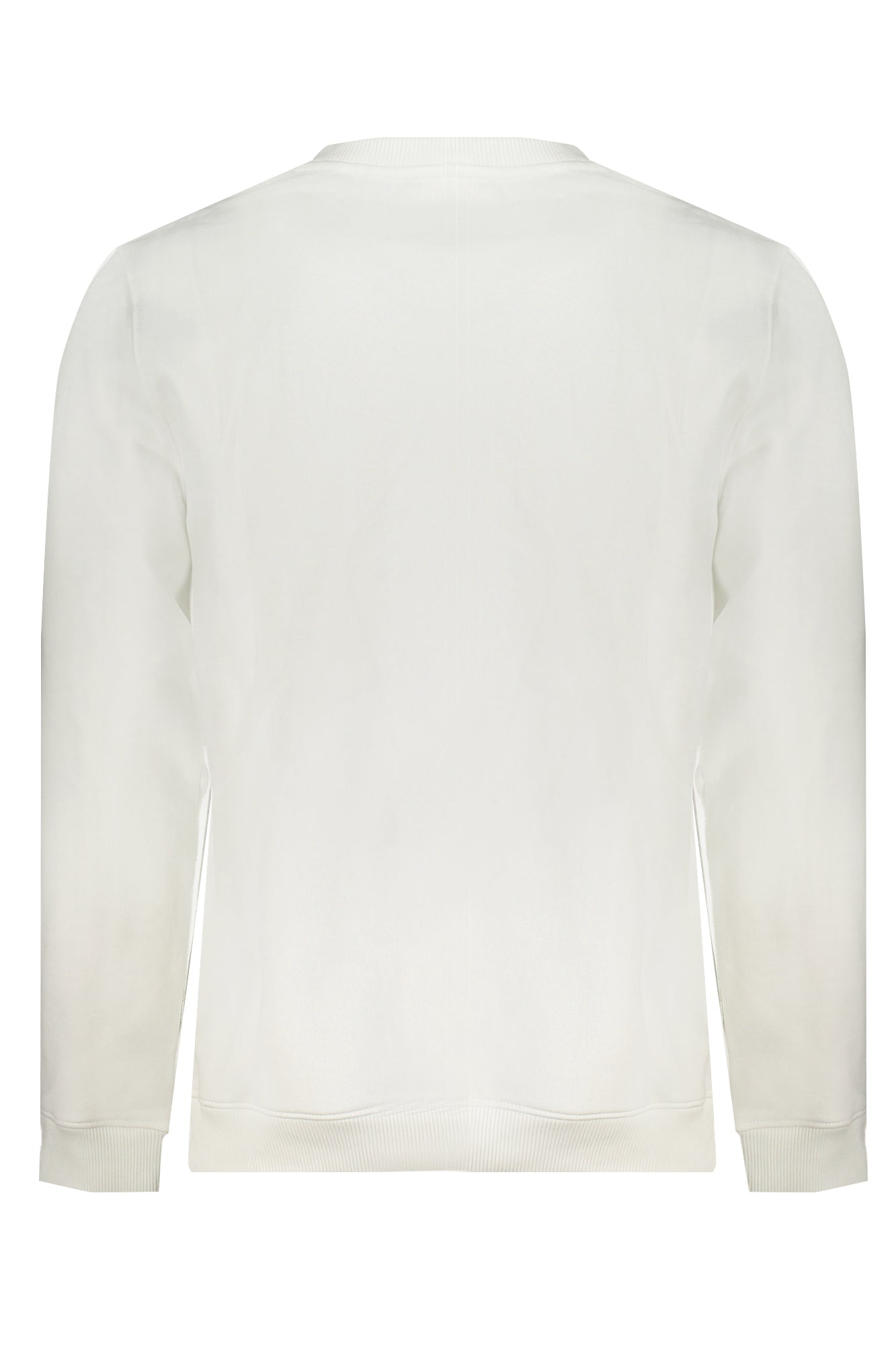 Men's white zipless sweatshirt