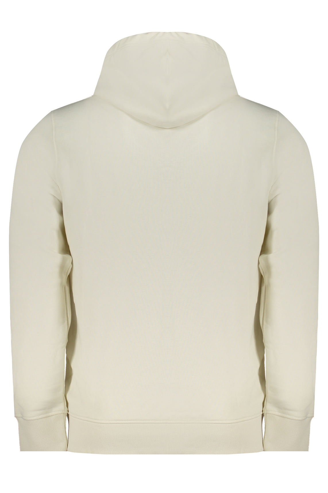 Men's white zipless sweatshirt