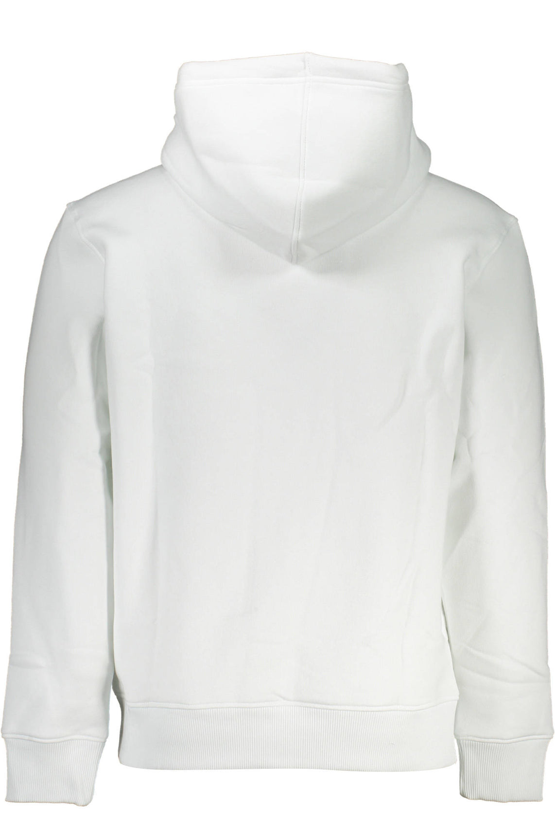 Men's white zipless sweatshirt