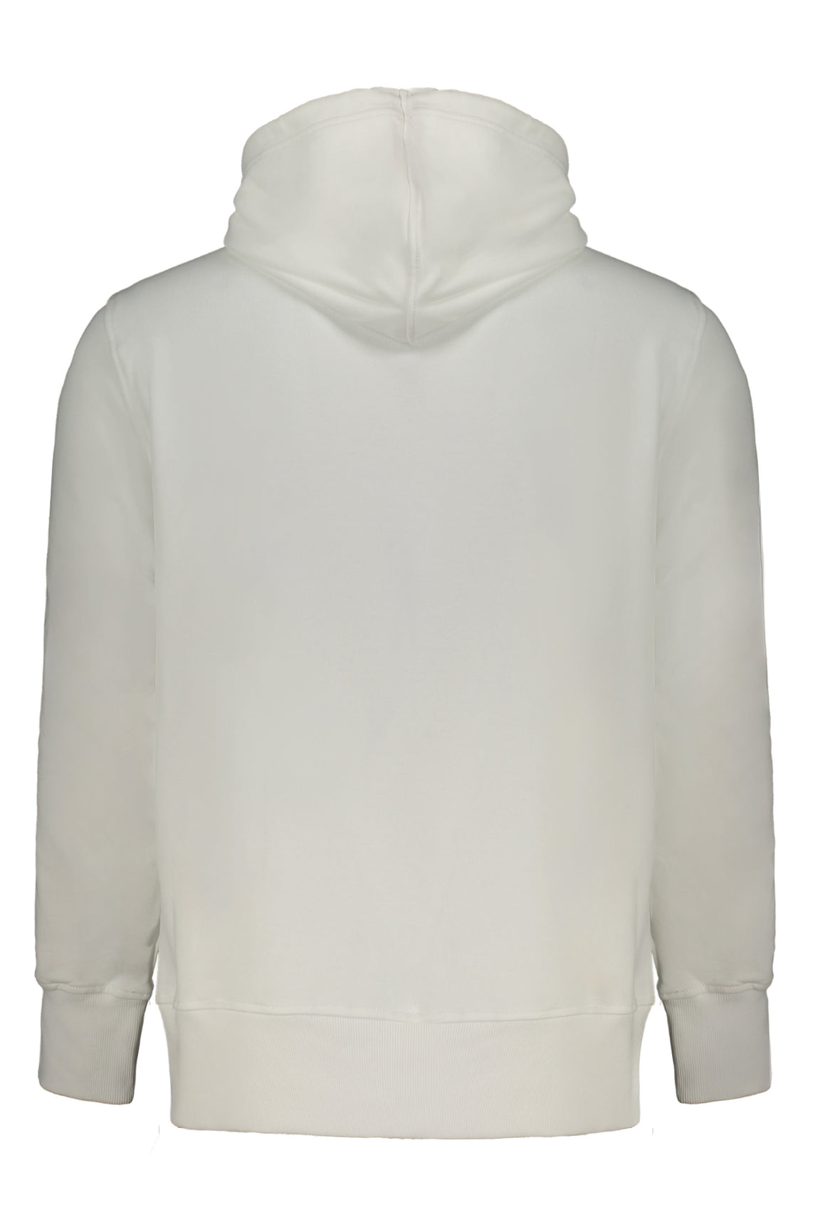 Men's white zipless sweatshirt