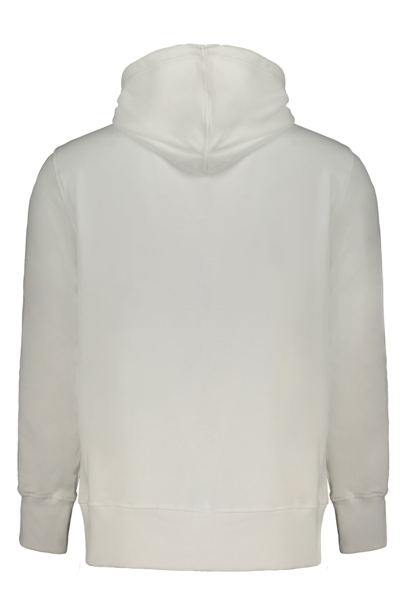 Men's white zipless sweatshirt