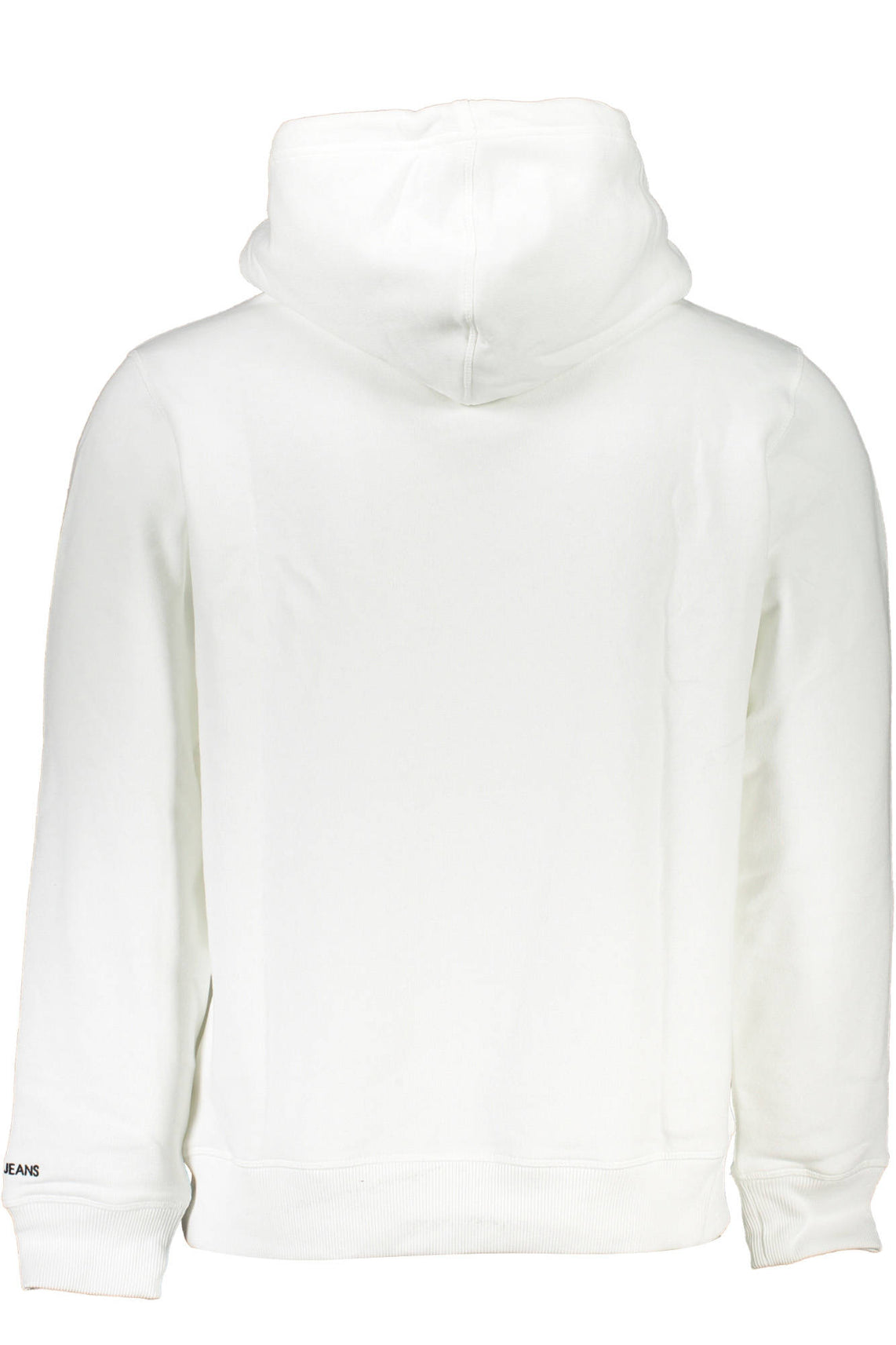 Men's white zipless sweatshirt