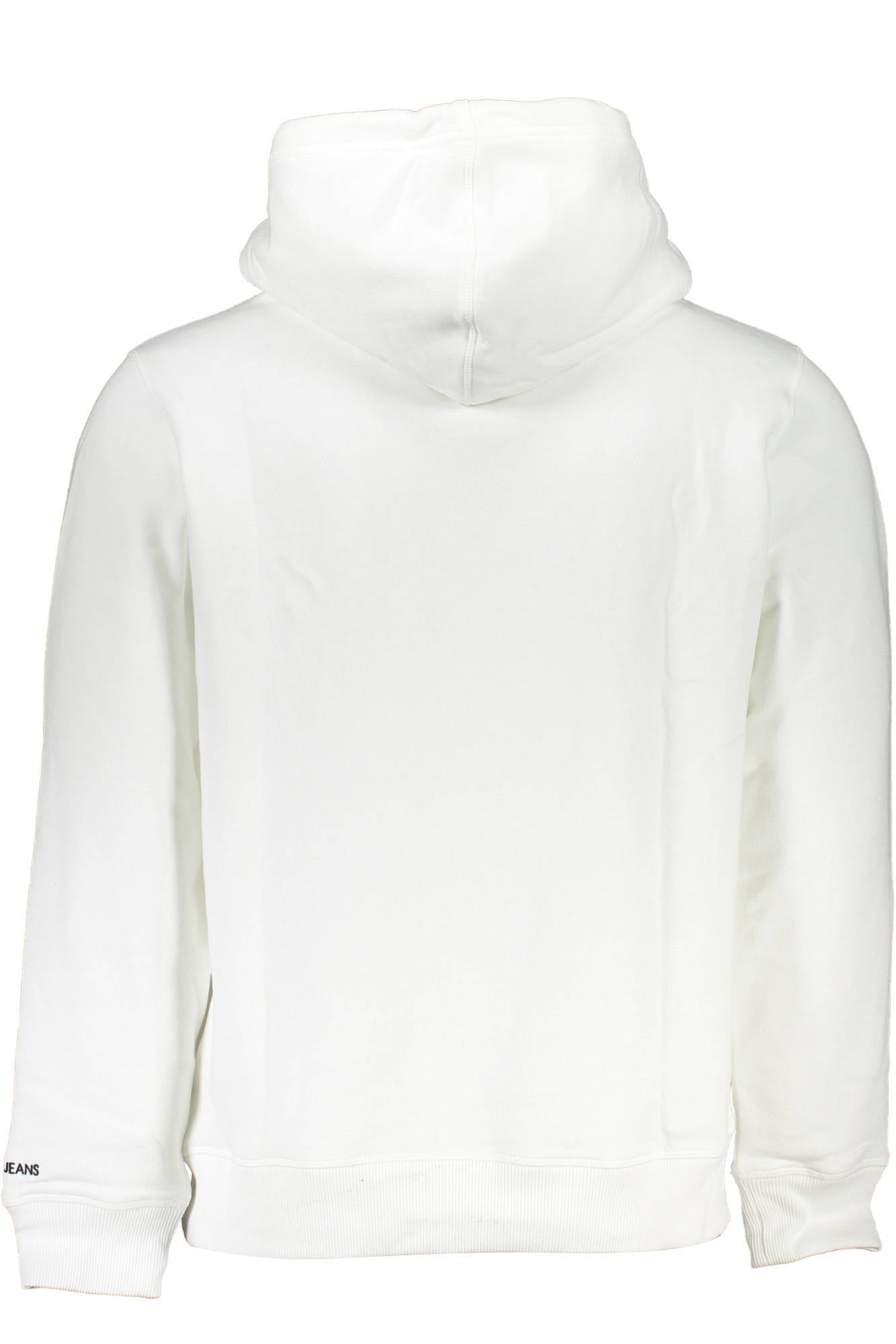 Men's white zipless sweatshirt