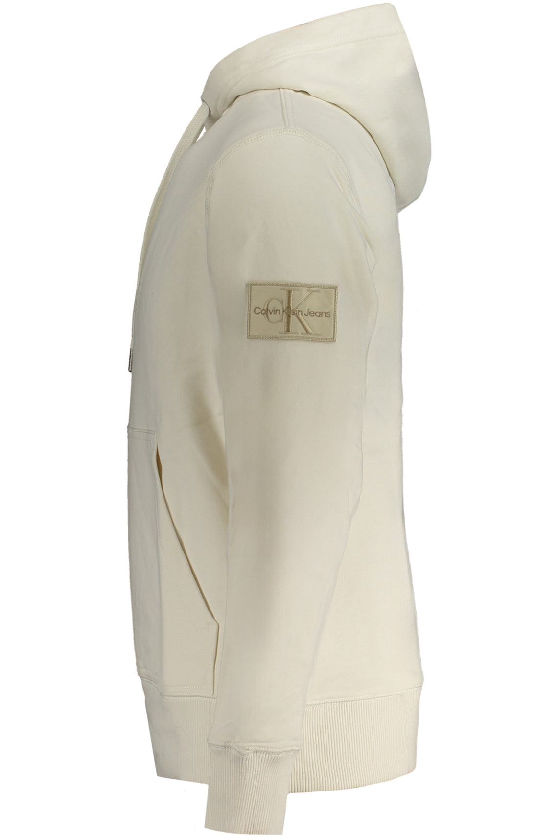 Men's zip-up sweatshirt white