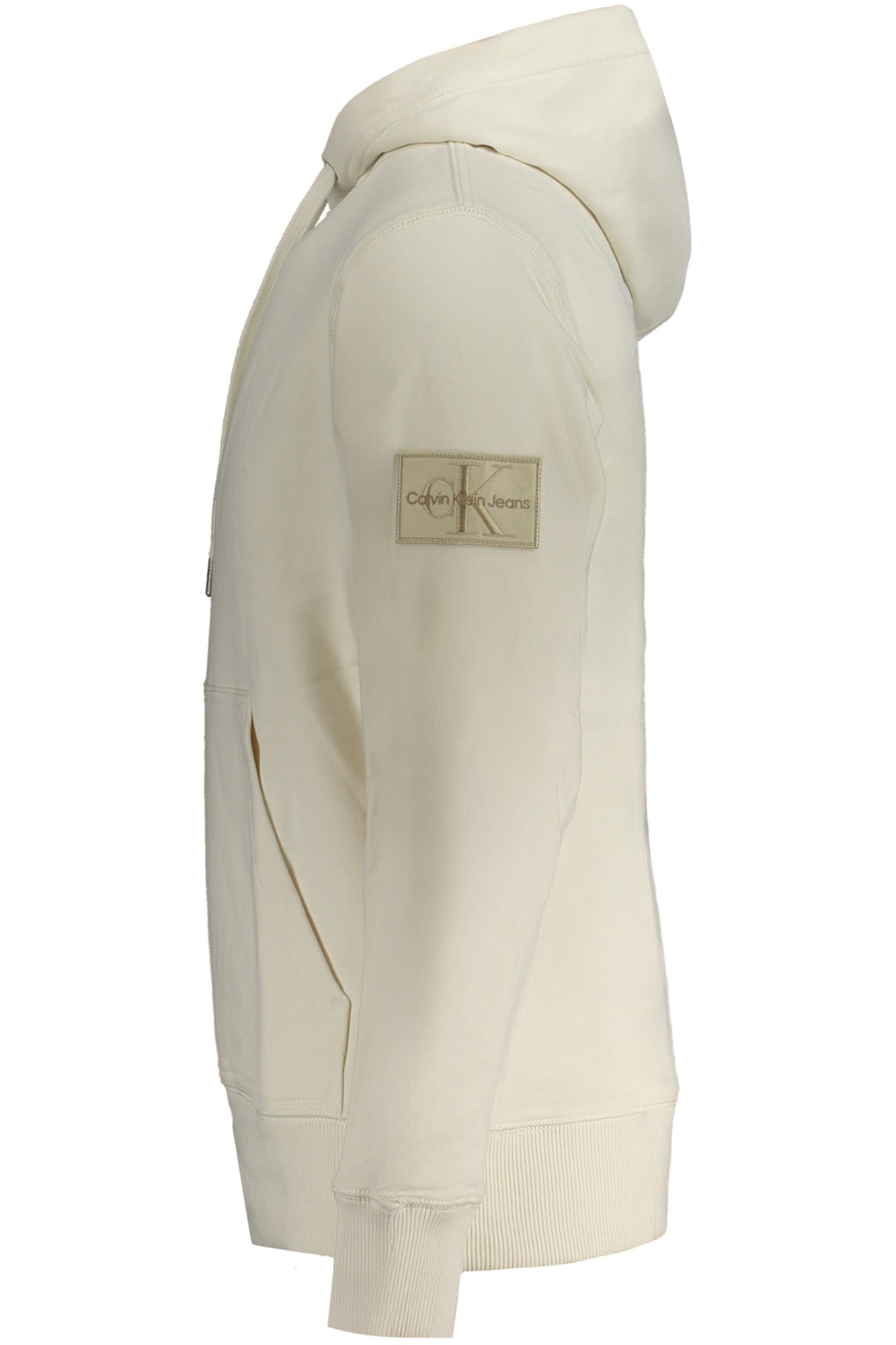 Men's zip-up sweatshirt white