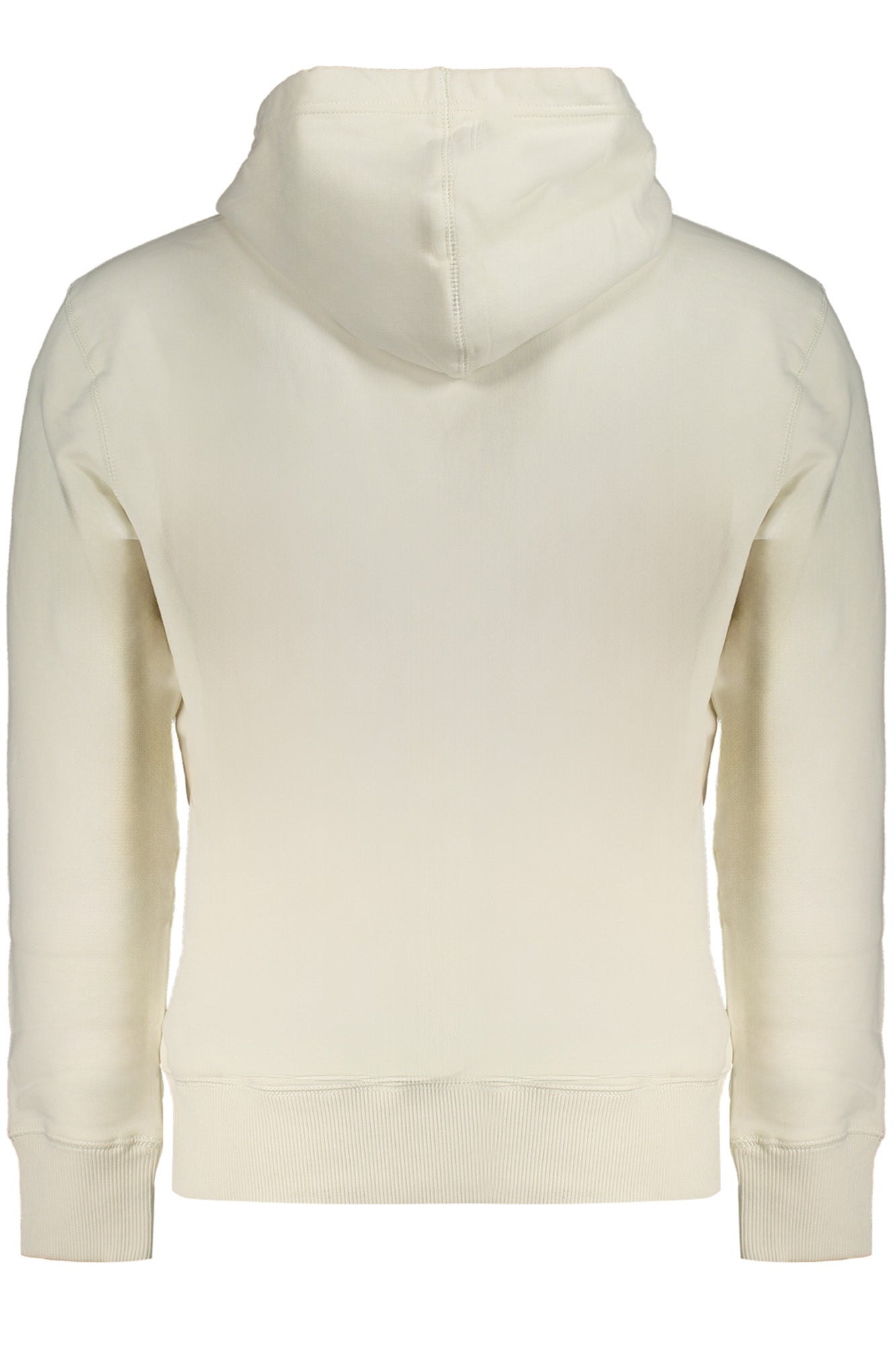 Men's zip-up sweatshirt white