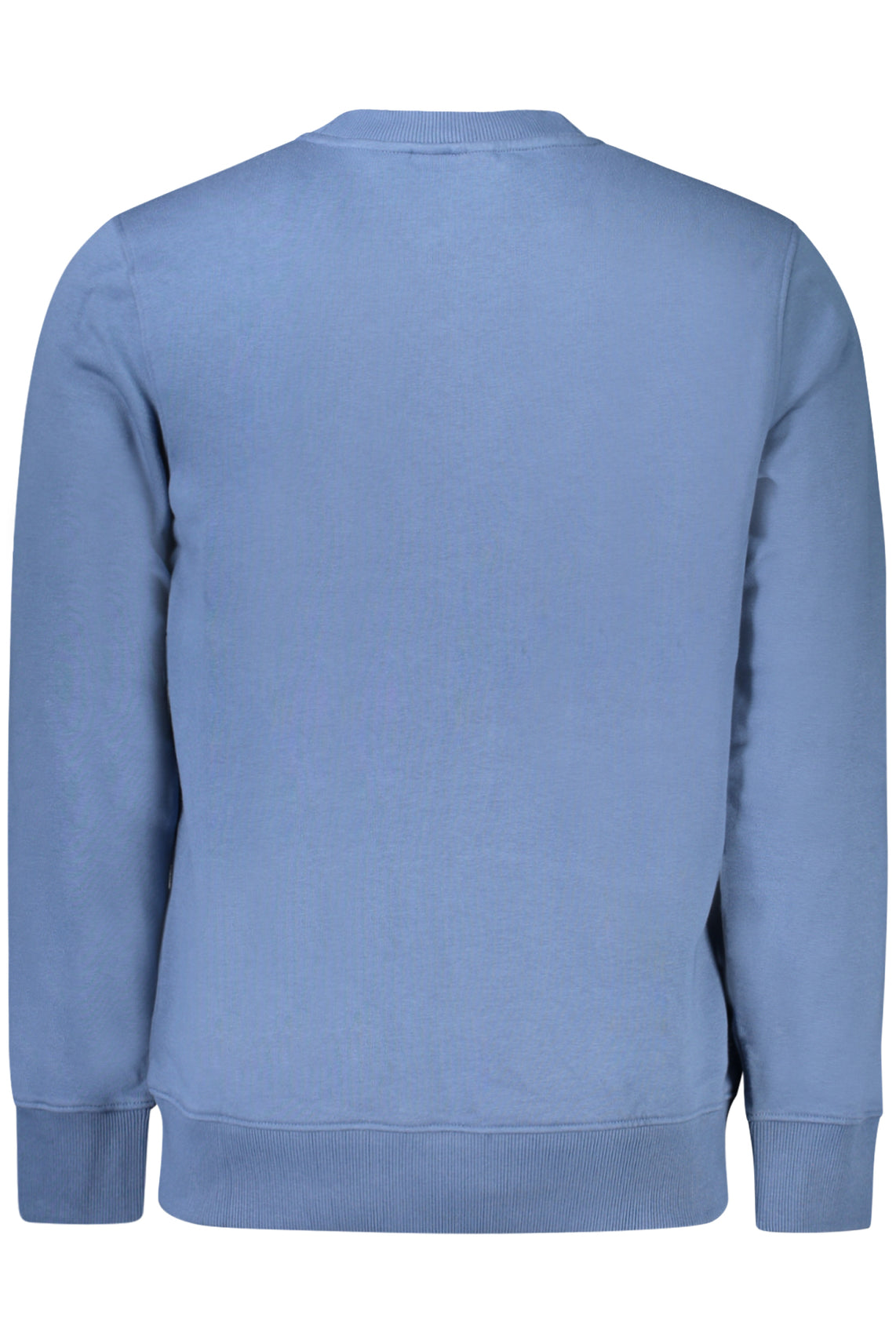 Felpa senza zip uomo blu