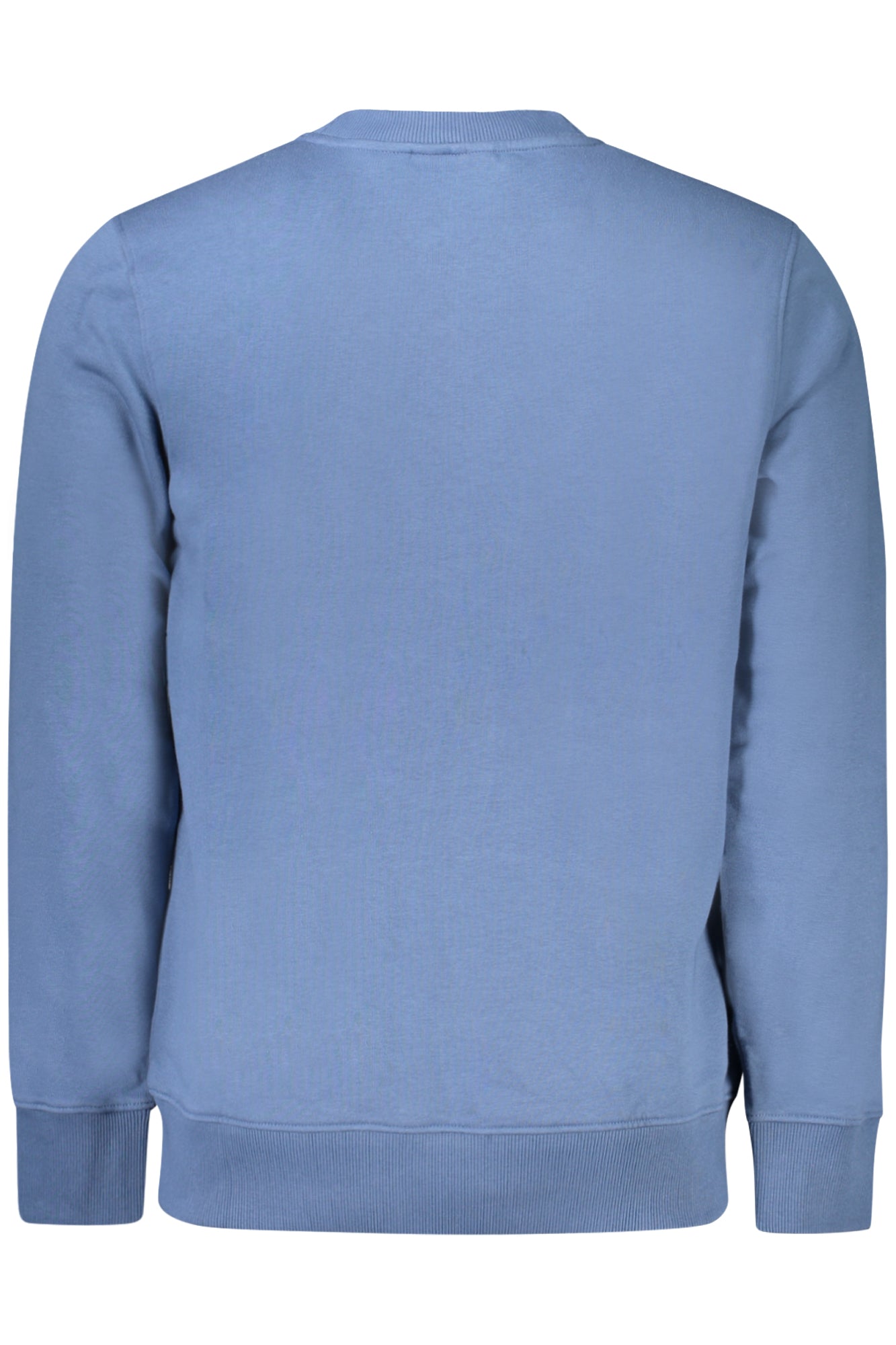 Felpa senza zip uomo blu