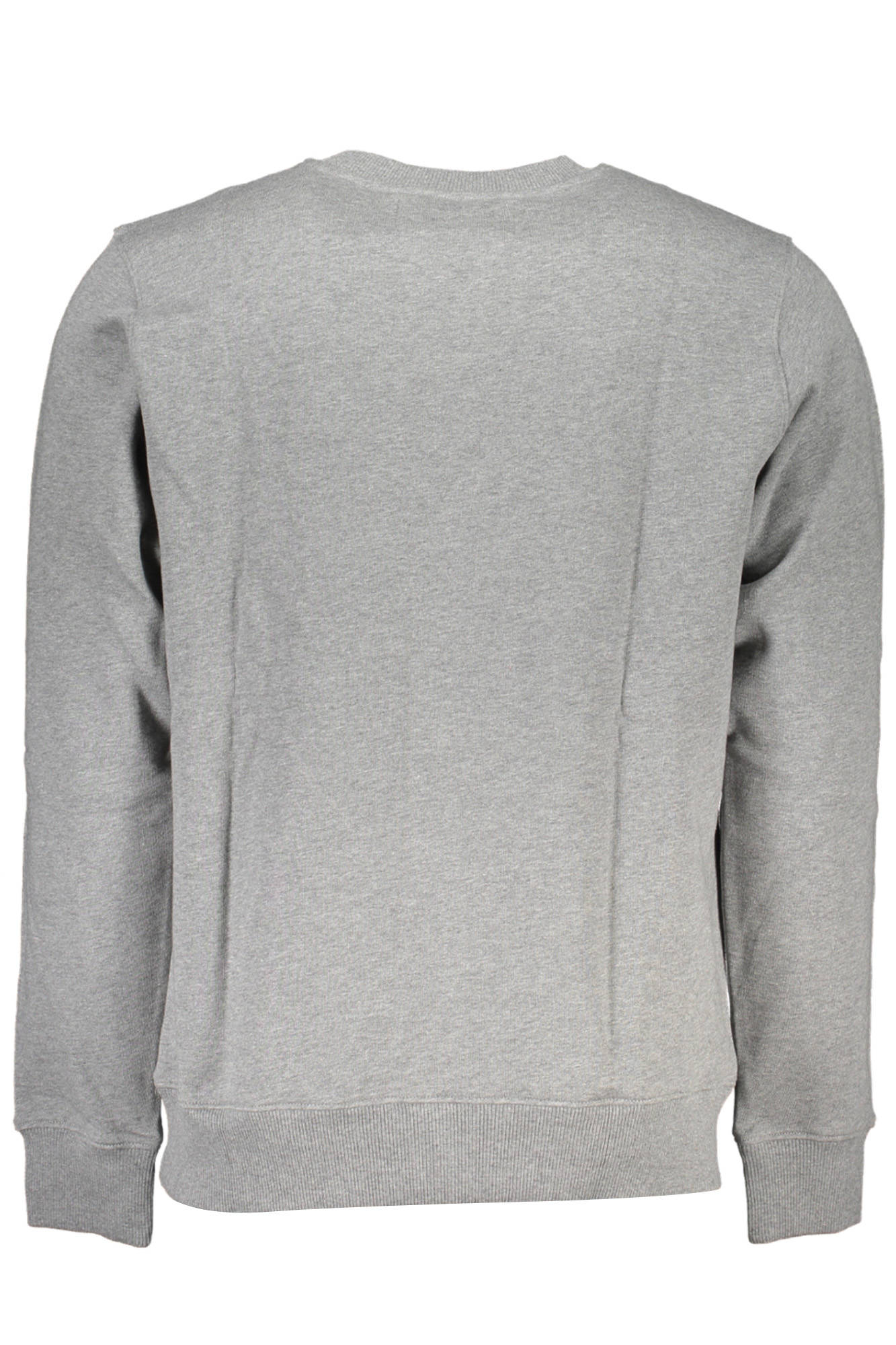 Men's gray zipless sweatshirt
