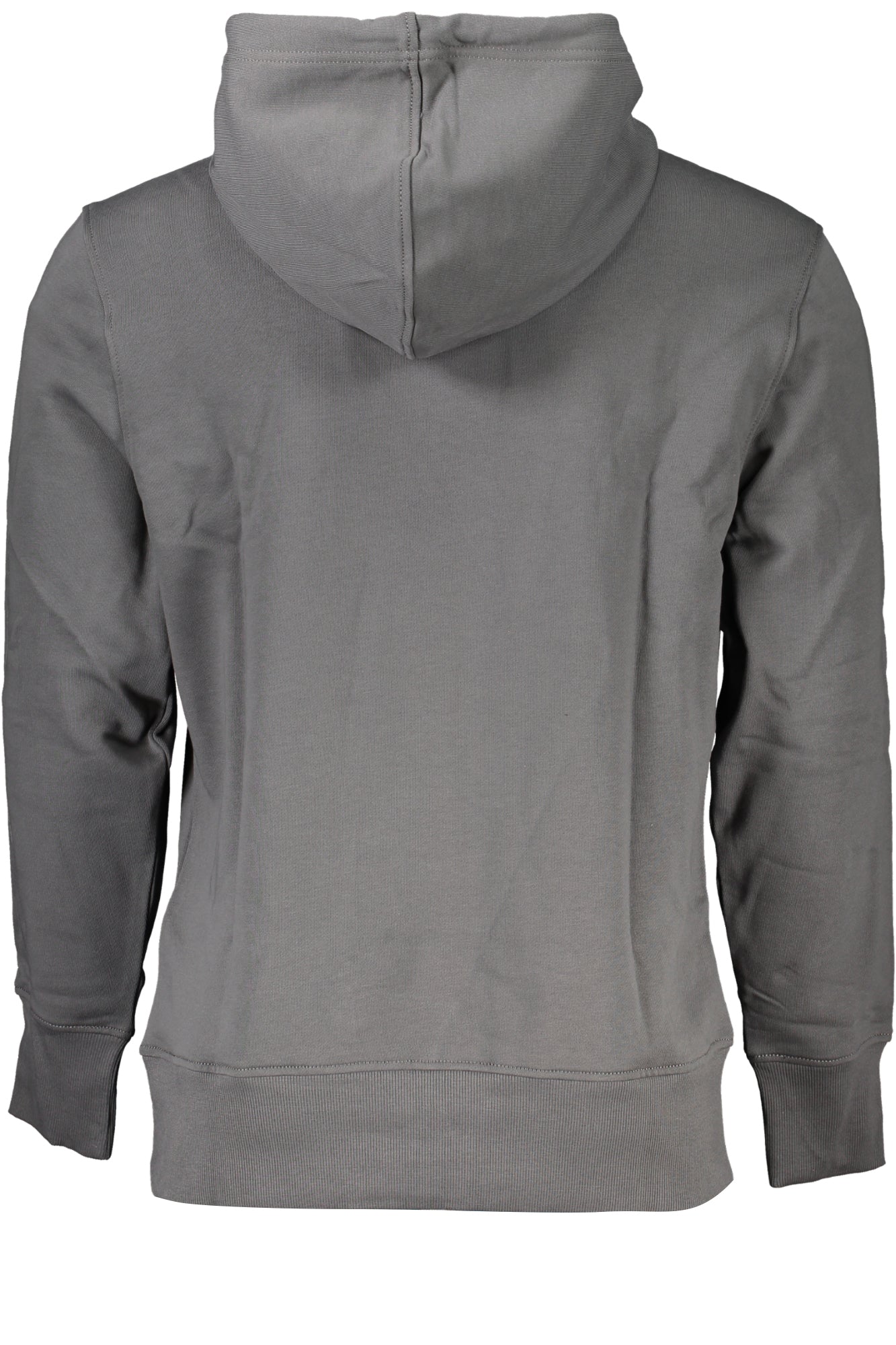 Men's gray zipless sweatshirt