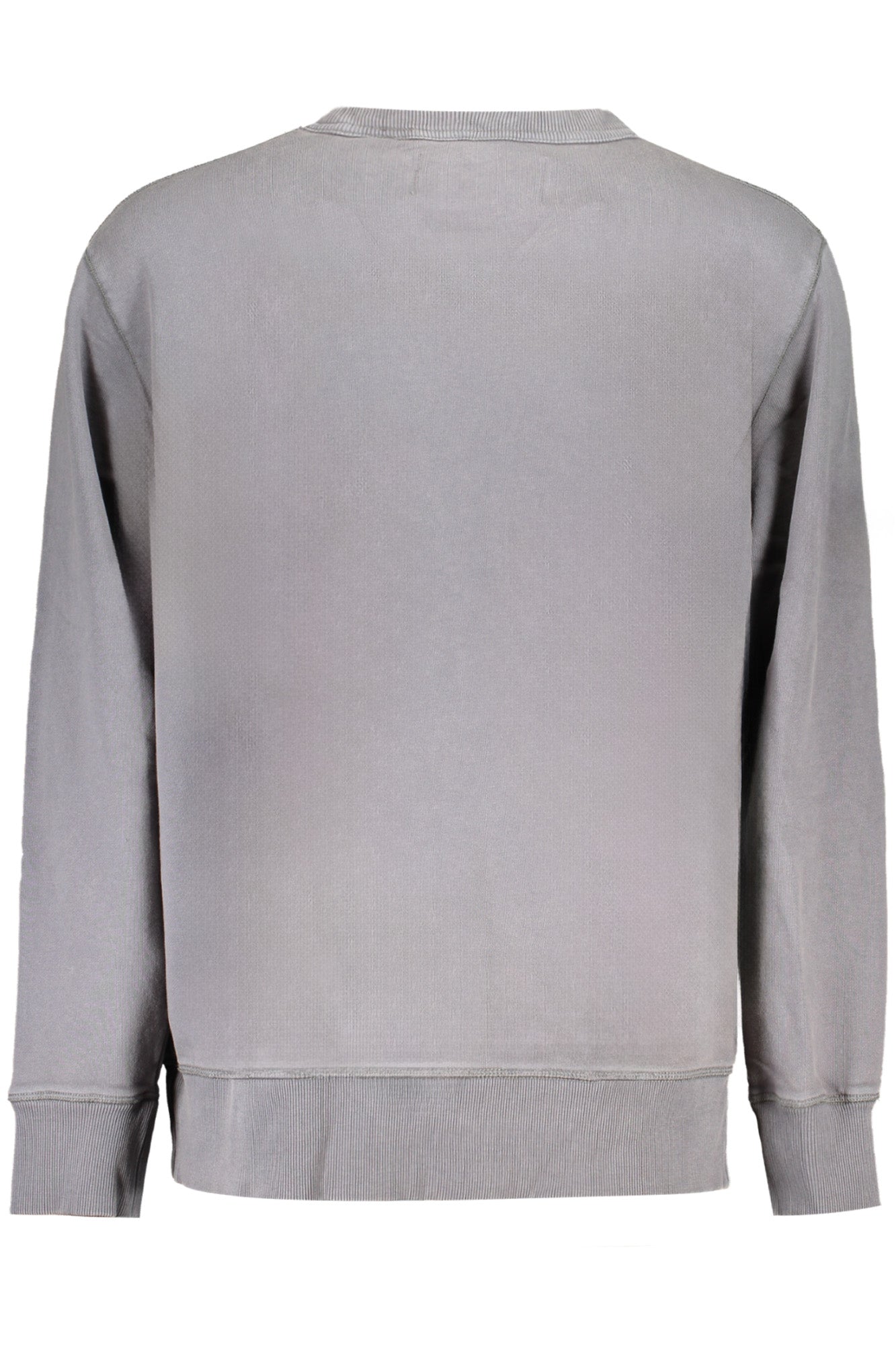 Men's gray zipless sweatshirt