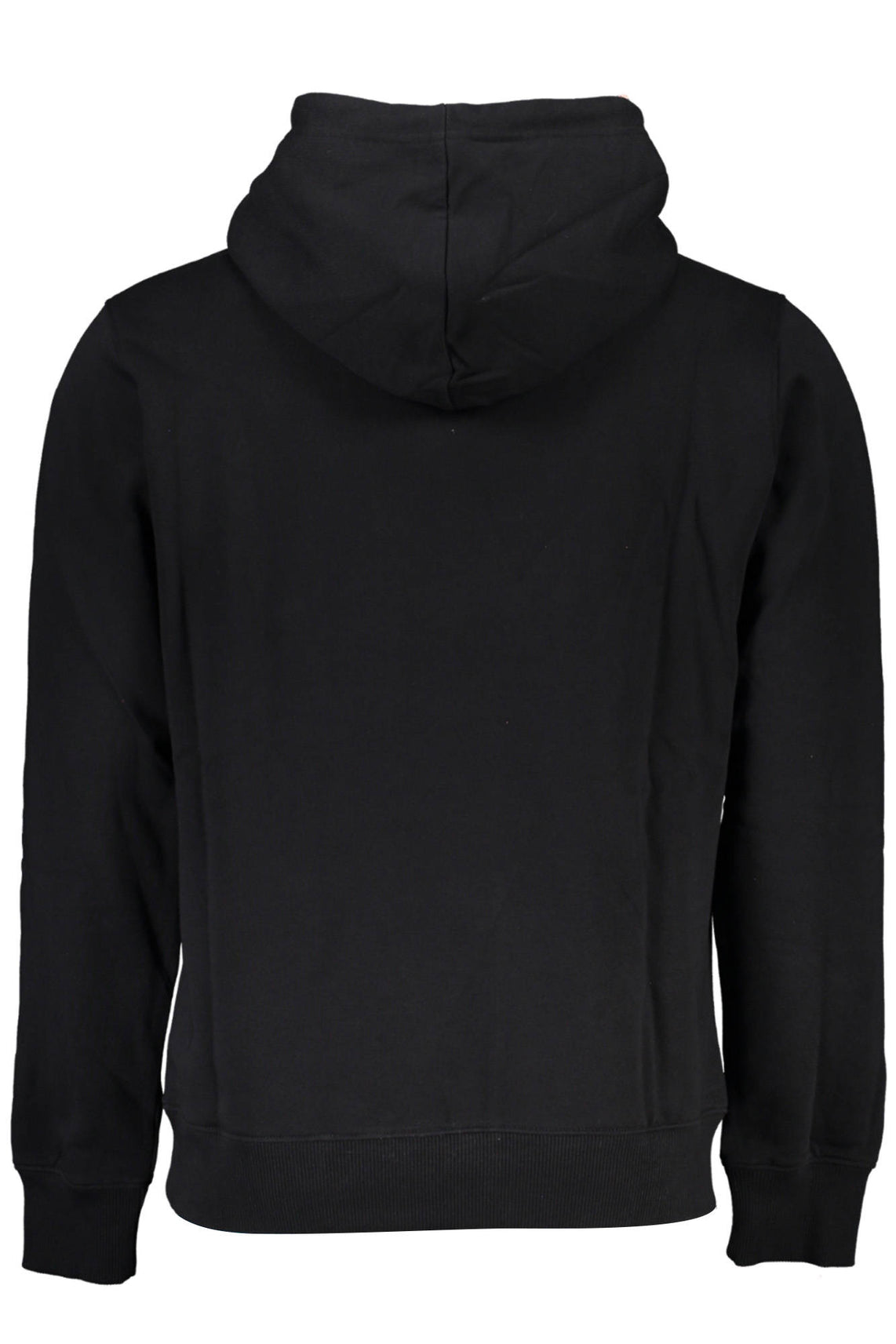 Men's black zipless sweatshirt