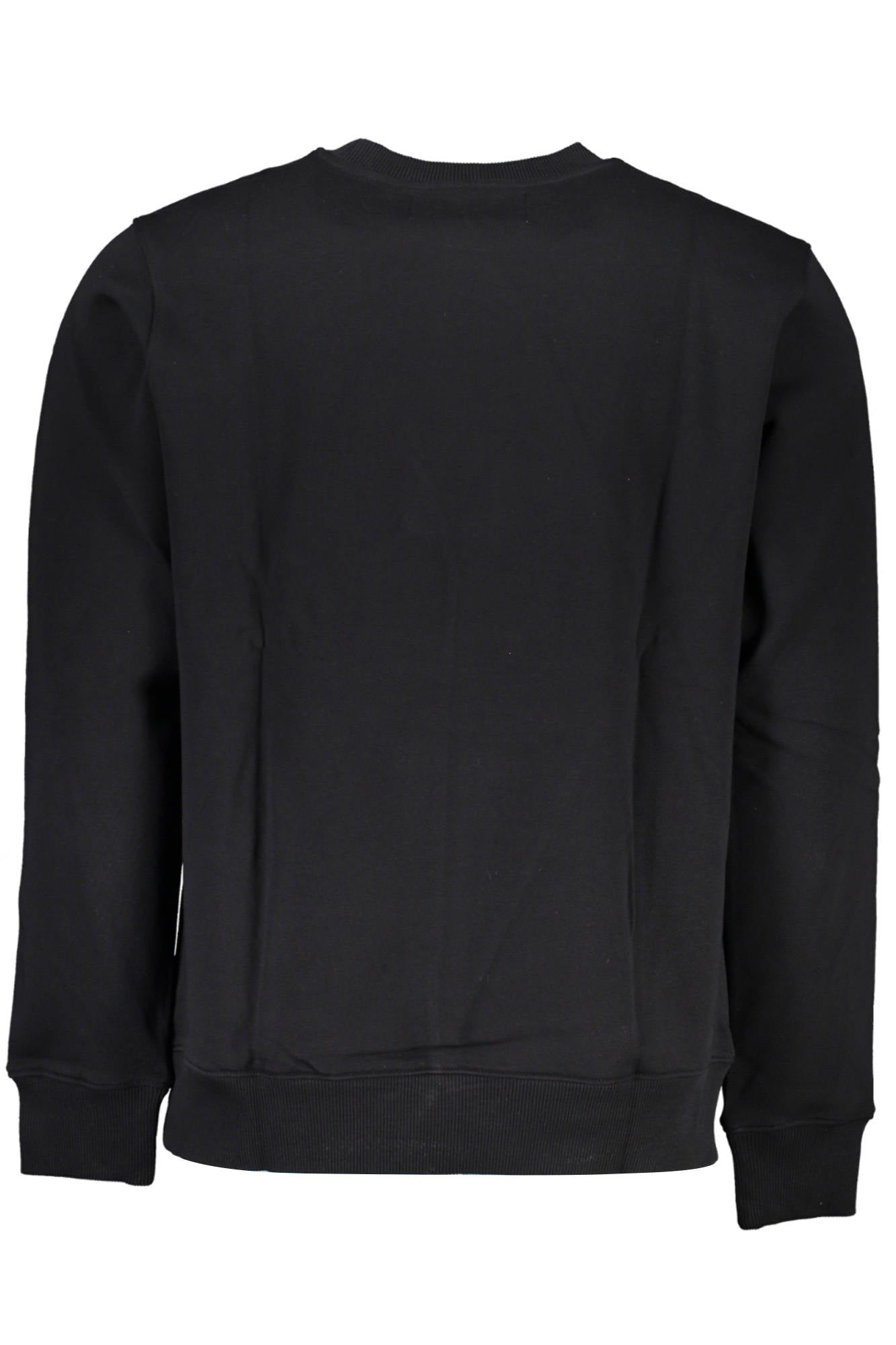 Men's black zipless sweatshirt