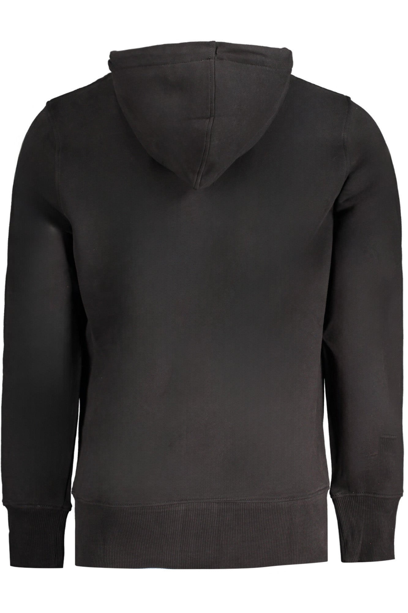 Men's black zip-up sweatshirt