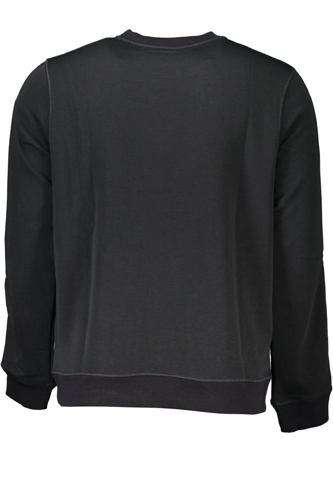 Men's black zipless sweatshirt