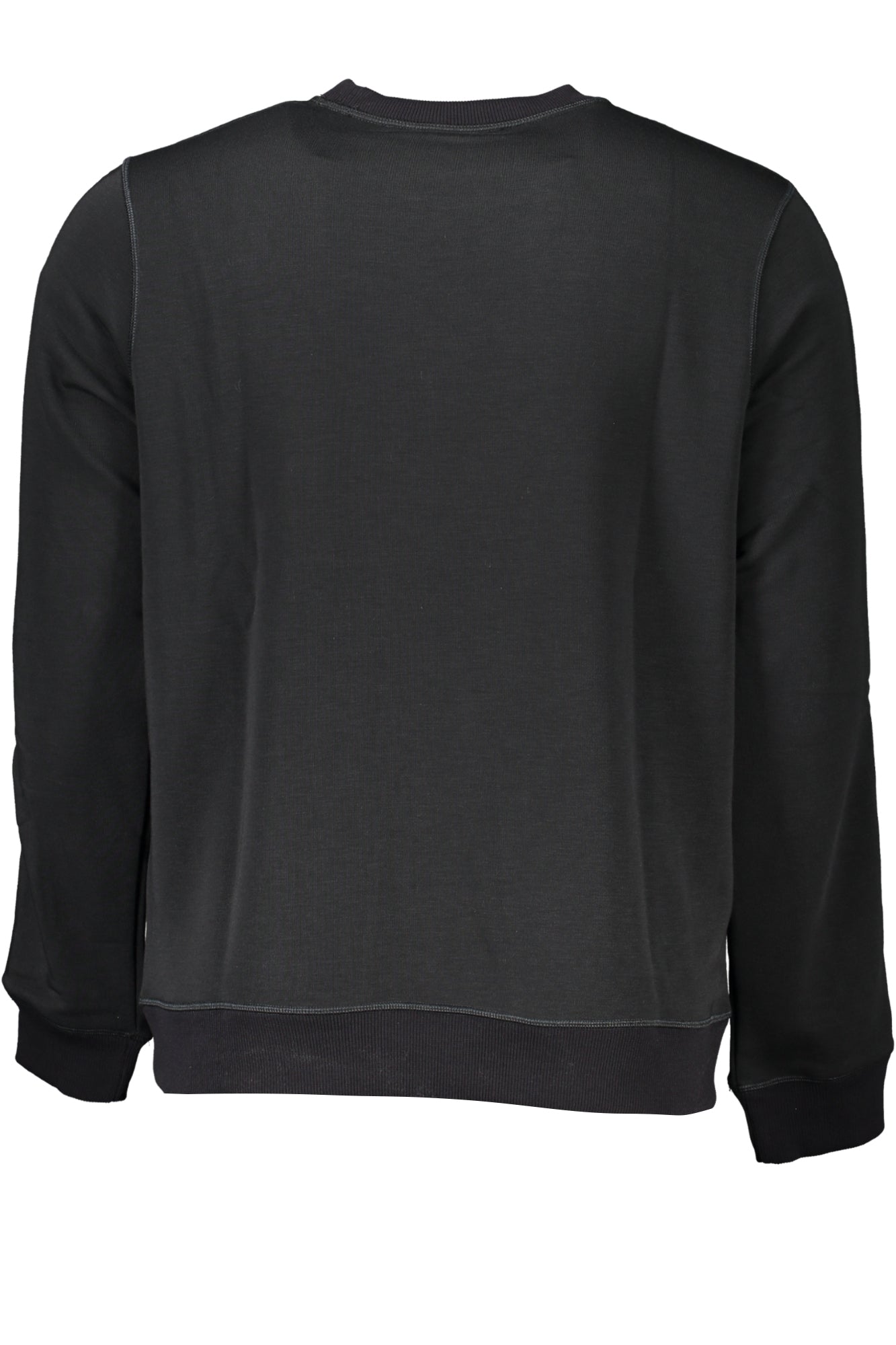 Men's black zipless sweatshirt
