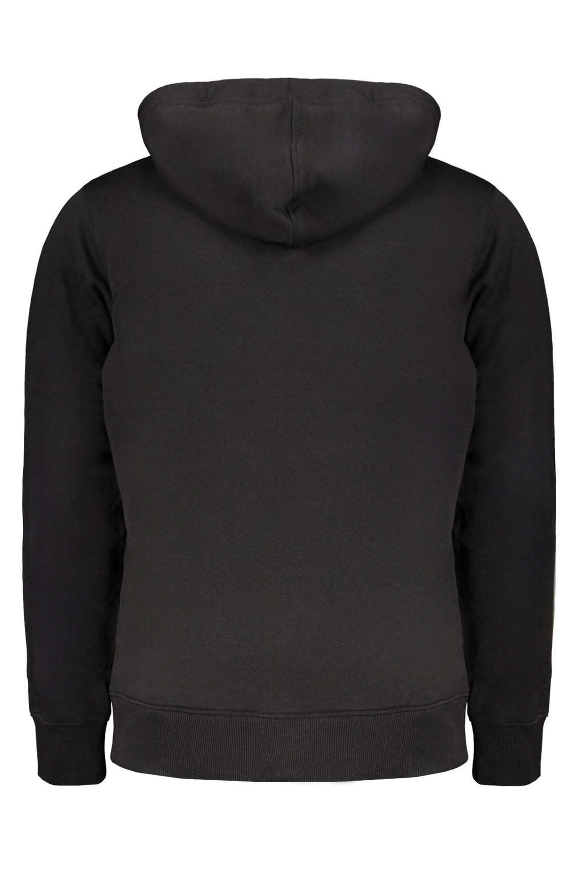 Men's black zipless sweatshirt