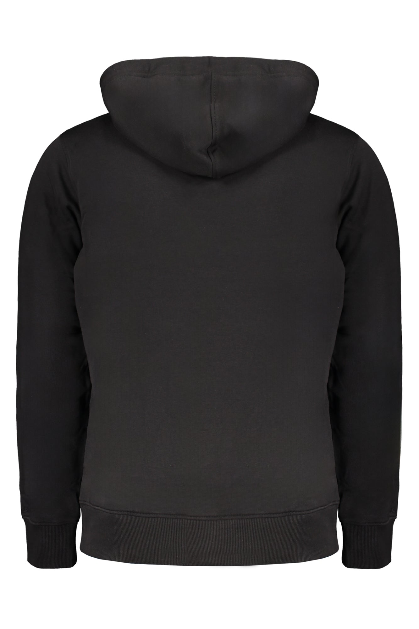 Men's black zipless sweatshirt
